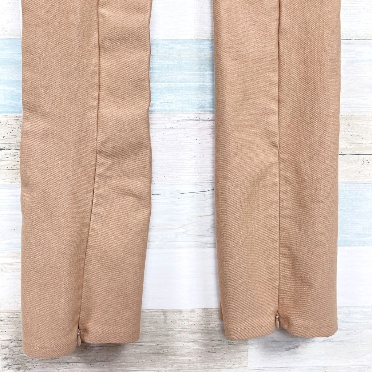 Zara ZARA Stretch Twill Knit Flared Pants Brown High Rise Women M Size 26" / US 2 / IT 38 - 5 Thumbnail