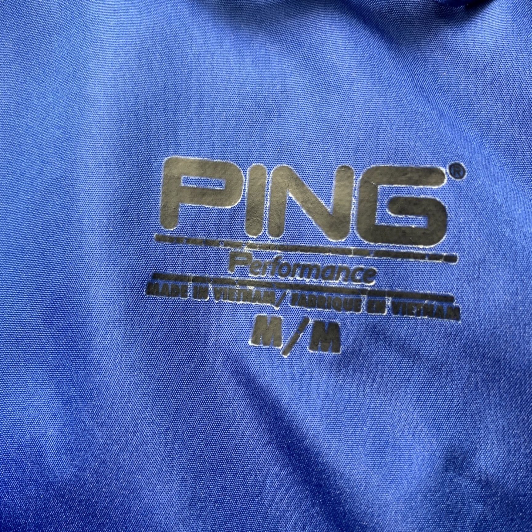 Vintage PING Performance Men Blue Gray 1/2 Zip Pullover Short Sleeve Jacket M Size US M / EU 48-50 / 2 - 7 Thumbnail