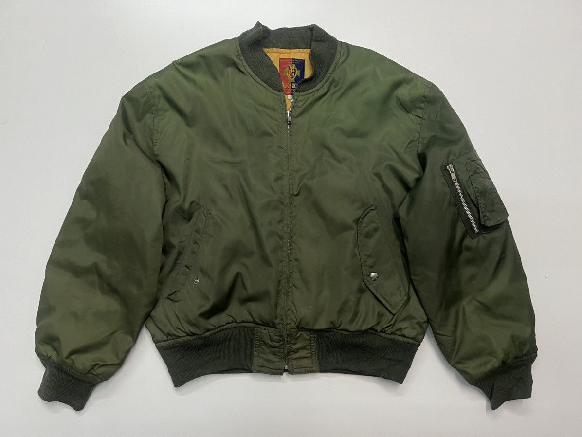 Japanese Brand BURGH SCOTT ATOMIC BOMBER JACKET Size US M / EU 48-50 / 2 - 2 Thumbnail