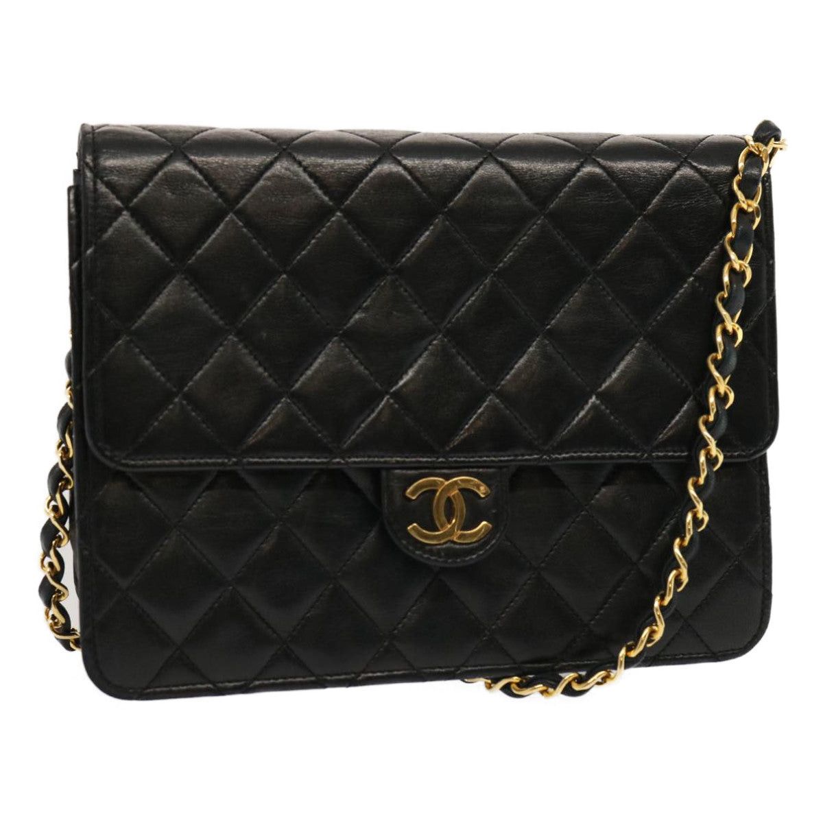Chanel Black Matelasse Lambskin ID Bracelet Bag 1996-1997 main image 0