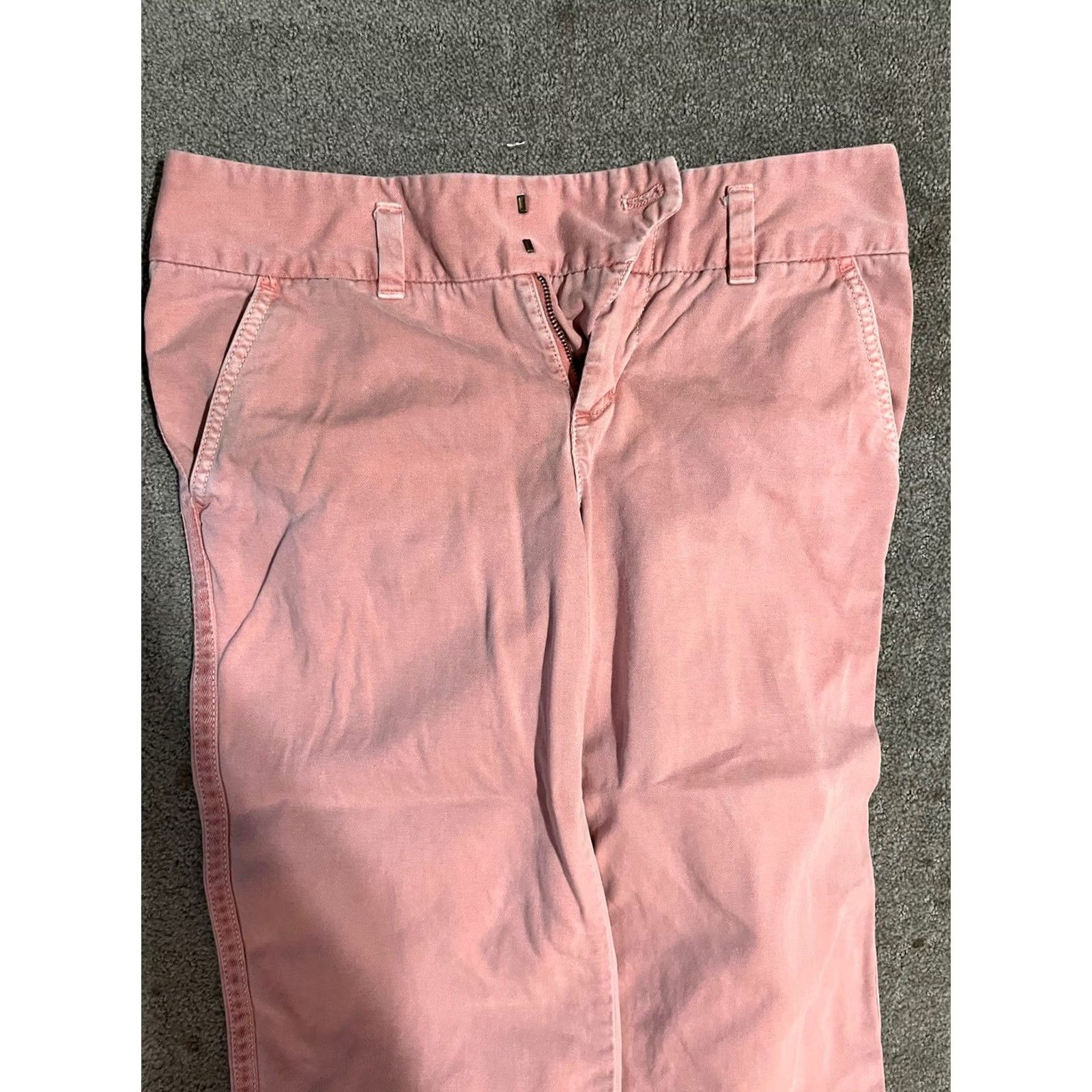 Express VINTAGE Express Editor Studio Y2K Capri Pants Pink size 2 Womens Size 26" / US 2 / IT 38 - 2 Thumbnail