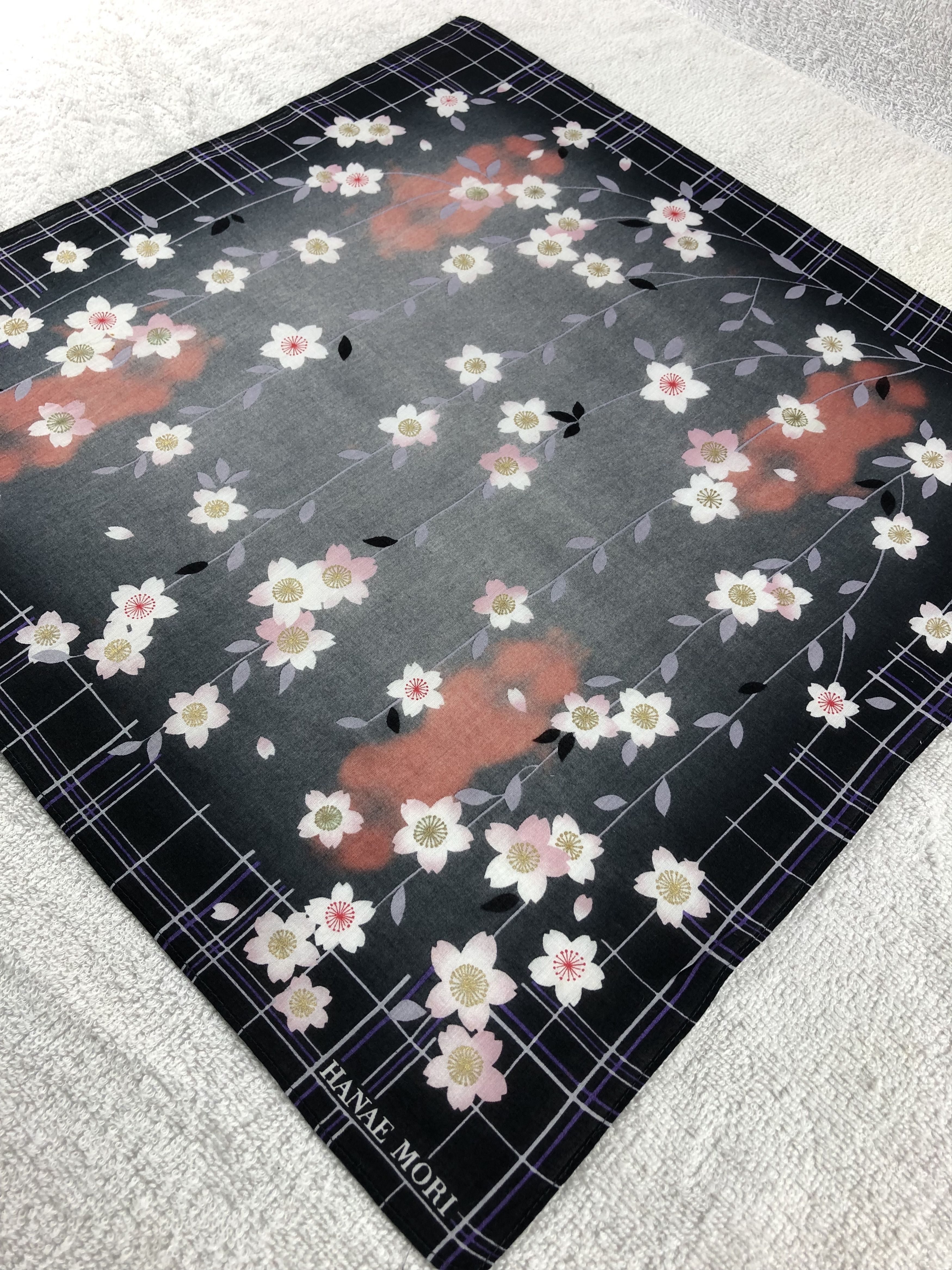 Hanae Mori × Japanese Brand × Vintage Hanae Mori Handkerchief / Bandana / Neckerchief Size ONE SIZE - 4 Thumbnail