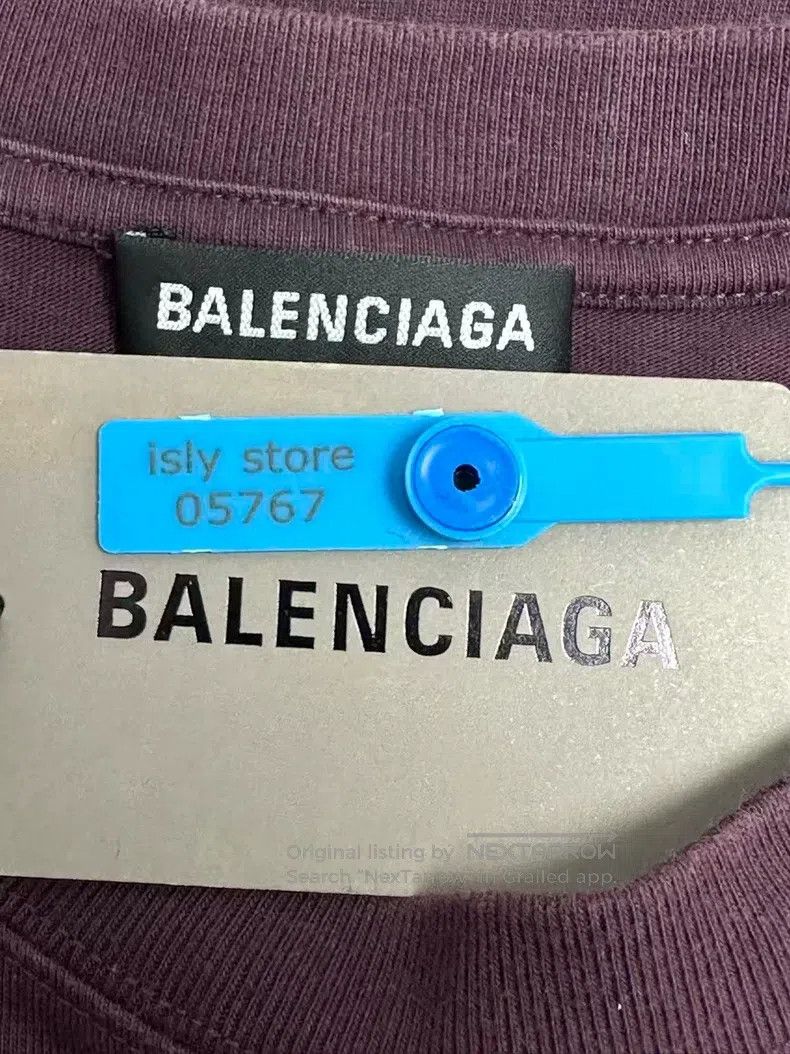 Balenciaga Balenciaga Alphabet Logo Print Short Sleeve Round Neck Size US S / EU 44-46 / 1 - 4 Thumbnail