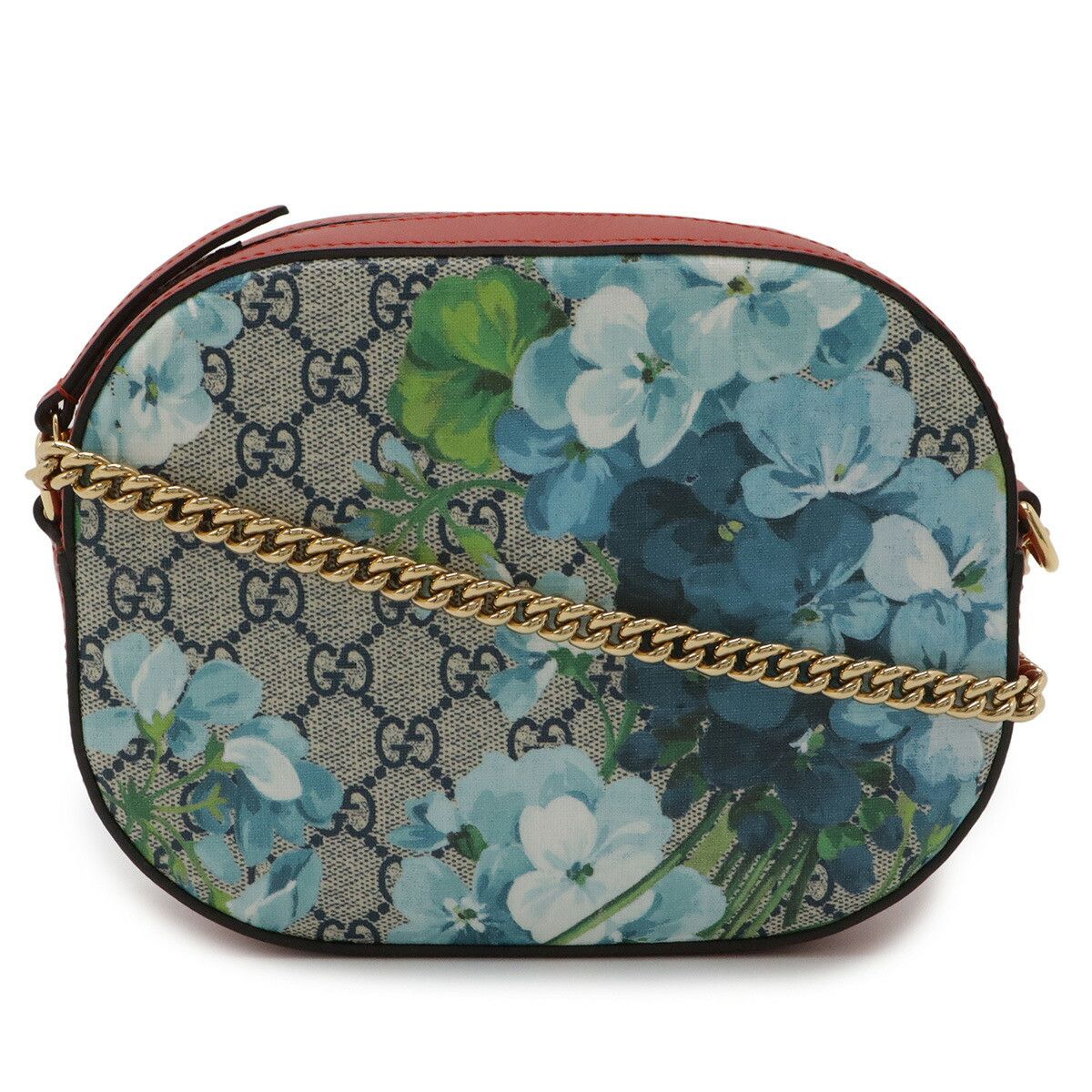 Gucci Gucci Gucci GG Blooms GG Supreme PVC chain shoulder bag Textile Shoulder Bag 546313 DUTY FREE for USA Size ONE SIZE - 1 Thumbnail