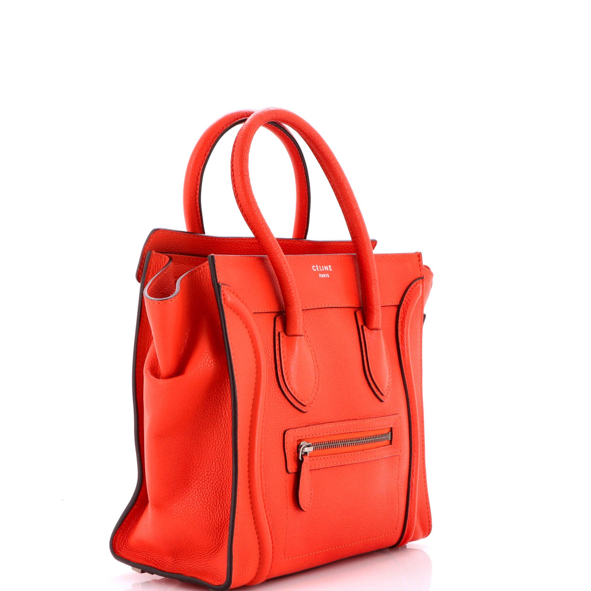 Celine Luggage Bag Grainy Leather Micro Size ONE SIZE - 1 Thumbnail