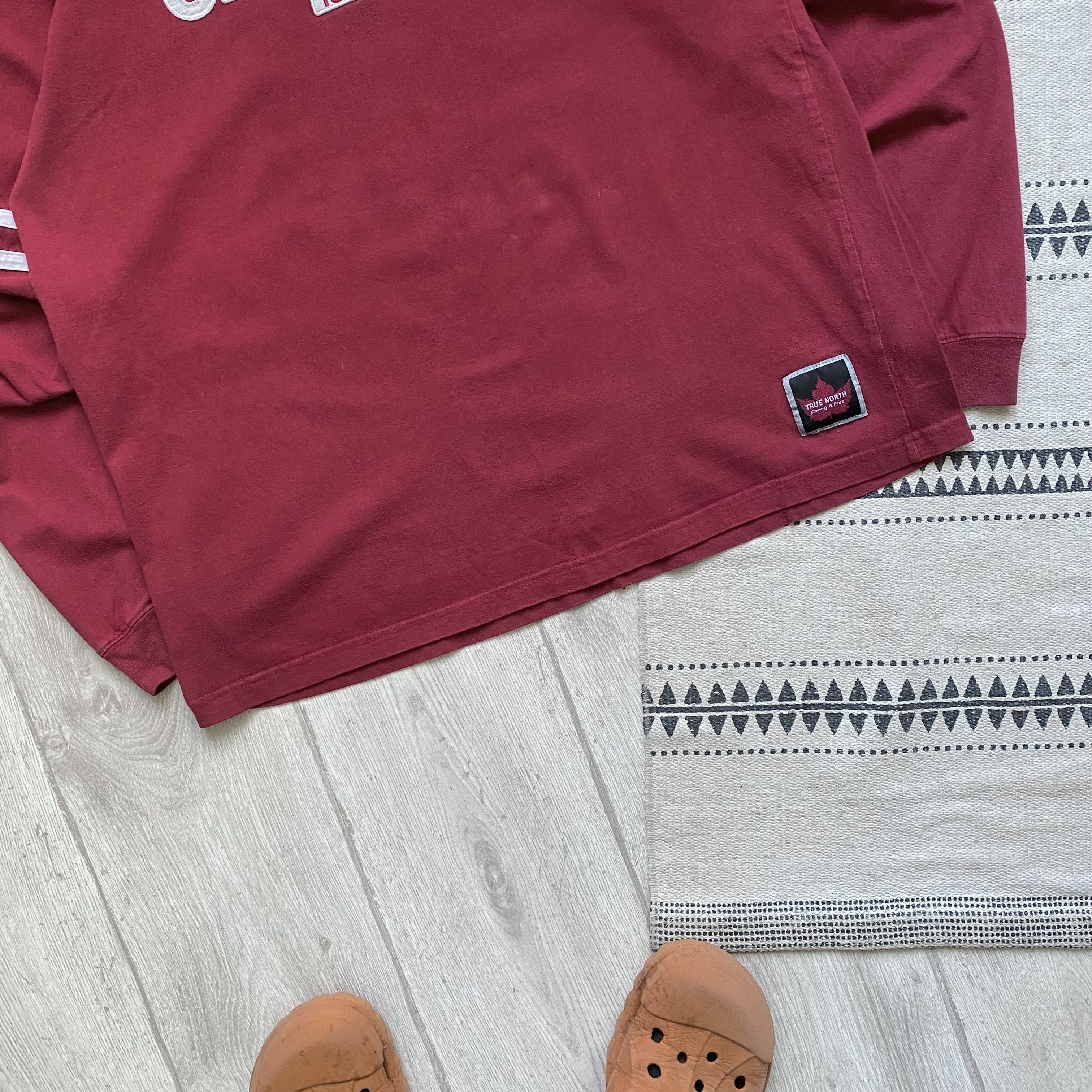 Umbro 🇨🇦 Vintage 90s Canada longsleeve Rugby Hockey Umbro Nike Size US L / EU 52-54 / 3 - 3 Thumbnail