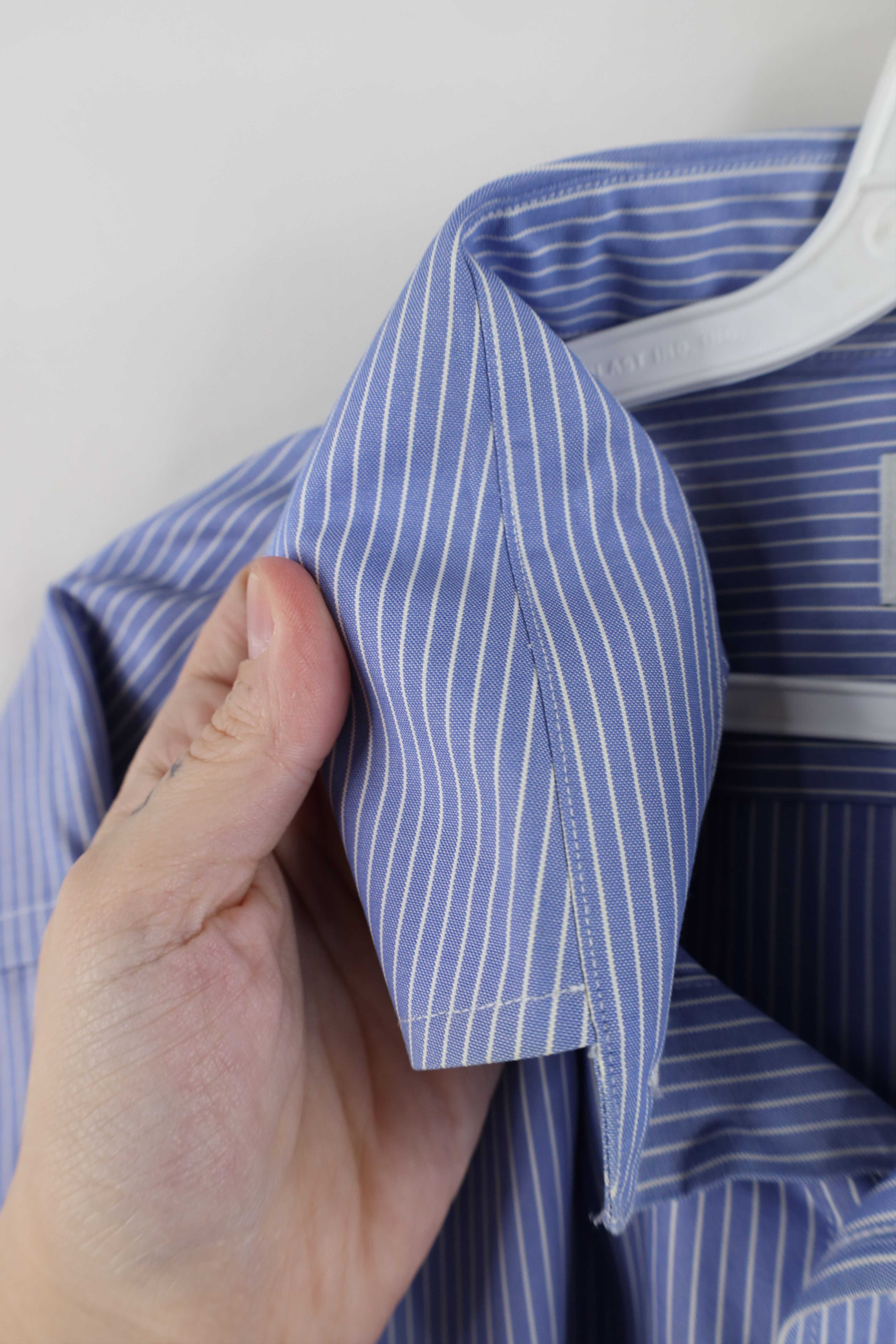 L.L. Bean × Vintage Vintage LL Bean Fitted Pinstriped Collared Button Down Shirt Size US M / EU 48-50 / 2 - 8 Thumbnail