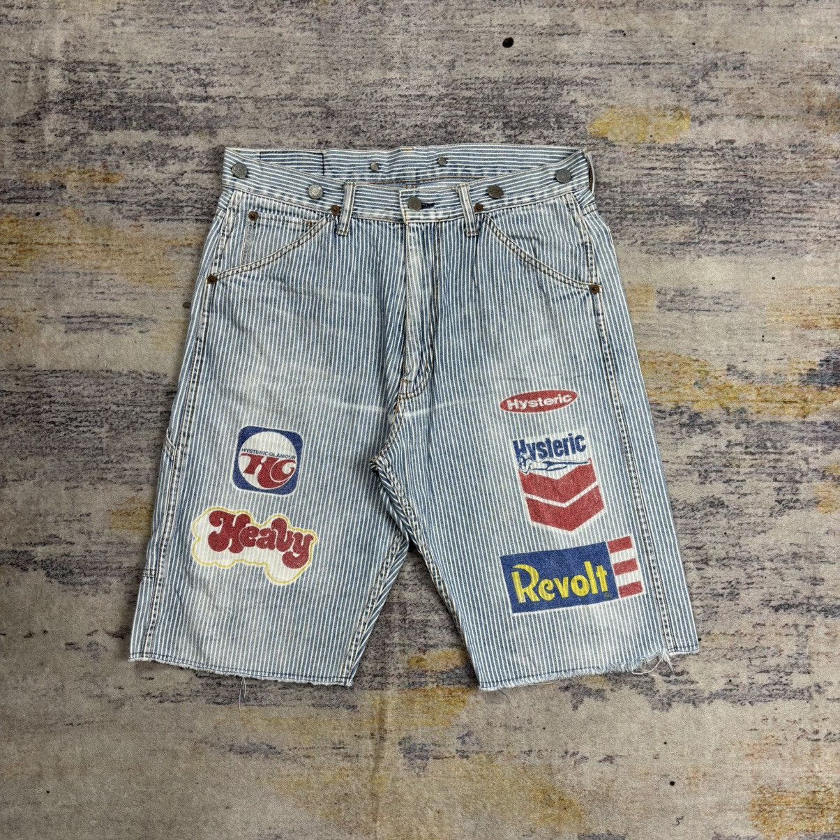 Hysteric Glamour Vintage 90s Hysteric glamour hickory short carpenter pants Size US 31 - 1 Thumbnail
