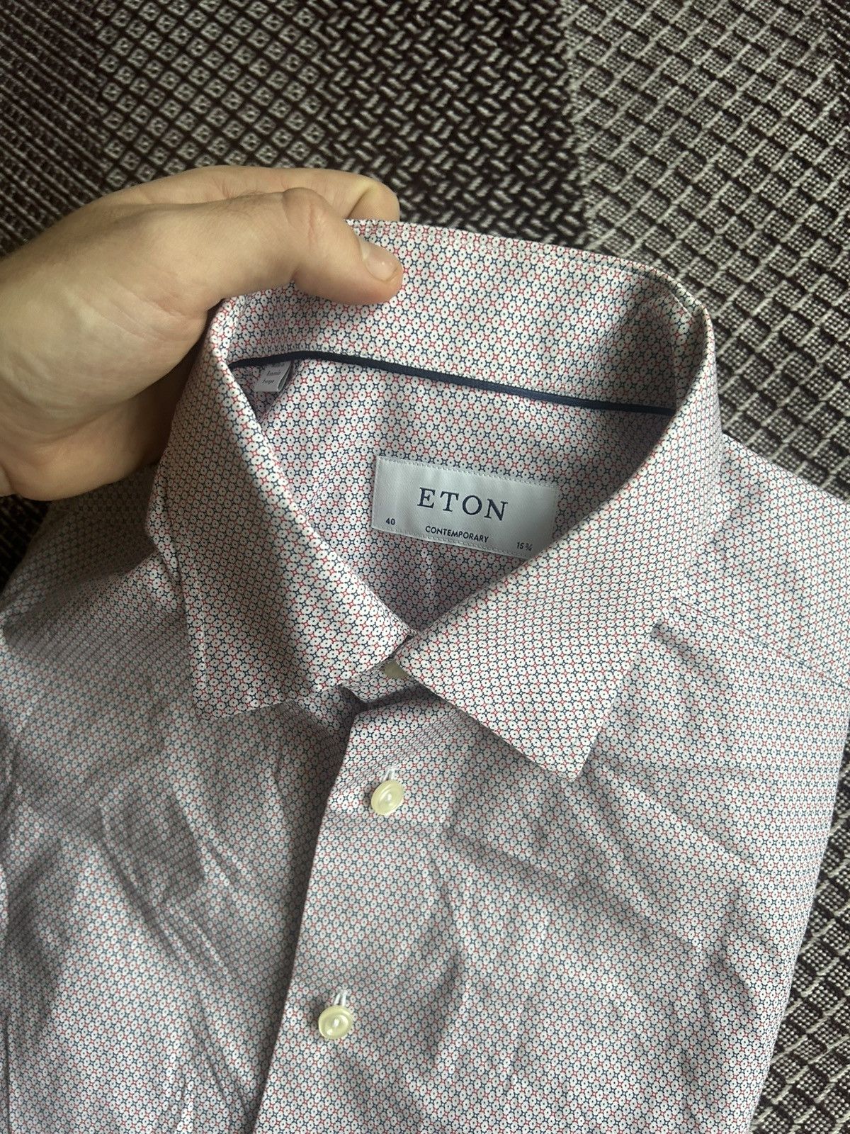 Eton Eton Contemporary Luxury Shirt Mens Solid Style Size 40 Size US L / EU 52-54 / 3 - 10 Thumbnail