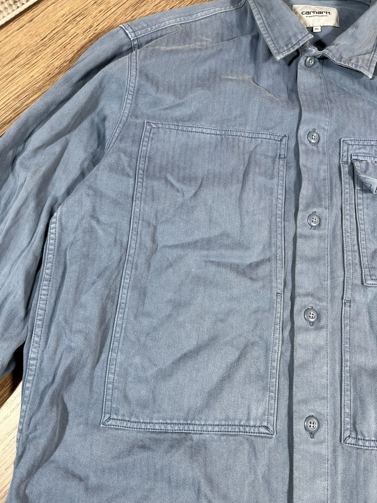 Carhartt Carhartt Wip Charter Shirt Rare Size US XL / EU 56 / 4 - 7 Thumbnail