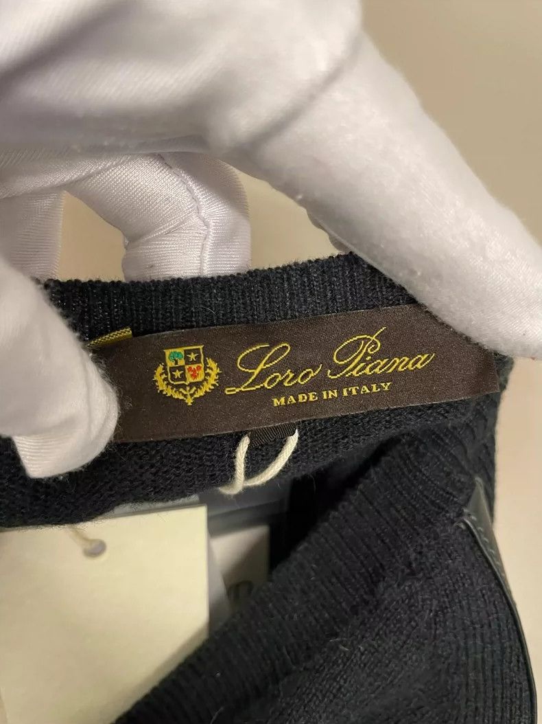 Loro Piana LORO PIANA Black cashmere mid-length sweater dress Size S / US 4 / IT 40 - 3 Thumbnail