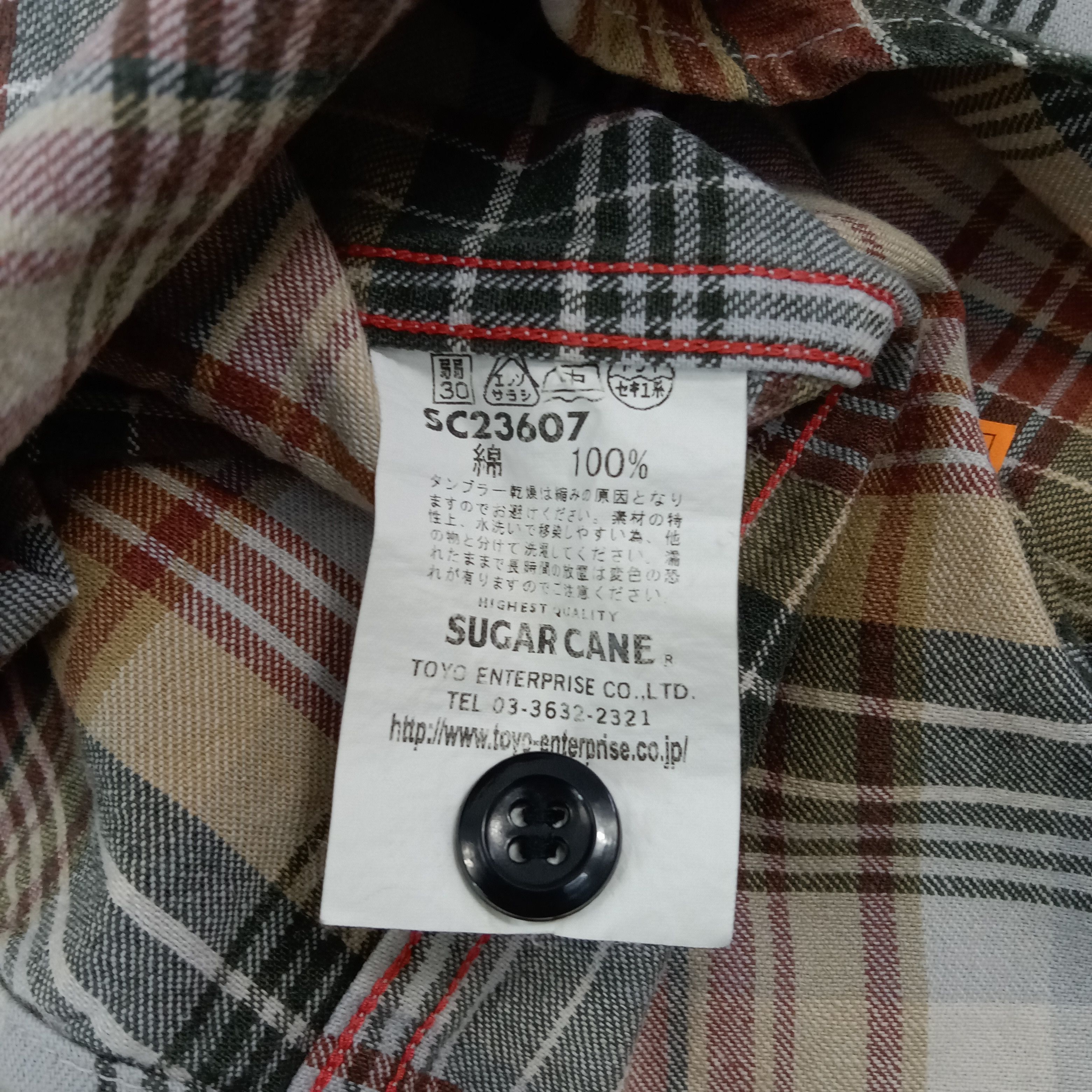 Sugar Cane Sugar Cane Japanese Flannel Shirt Button Up C267N18 Size US M / EU 48-50 / 2 - 9 Thumbnail