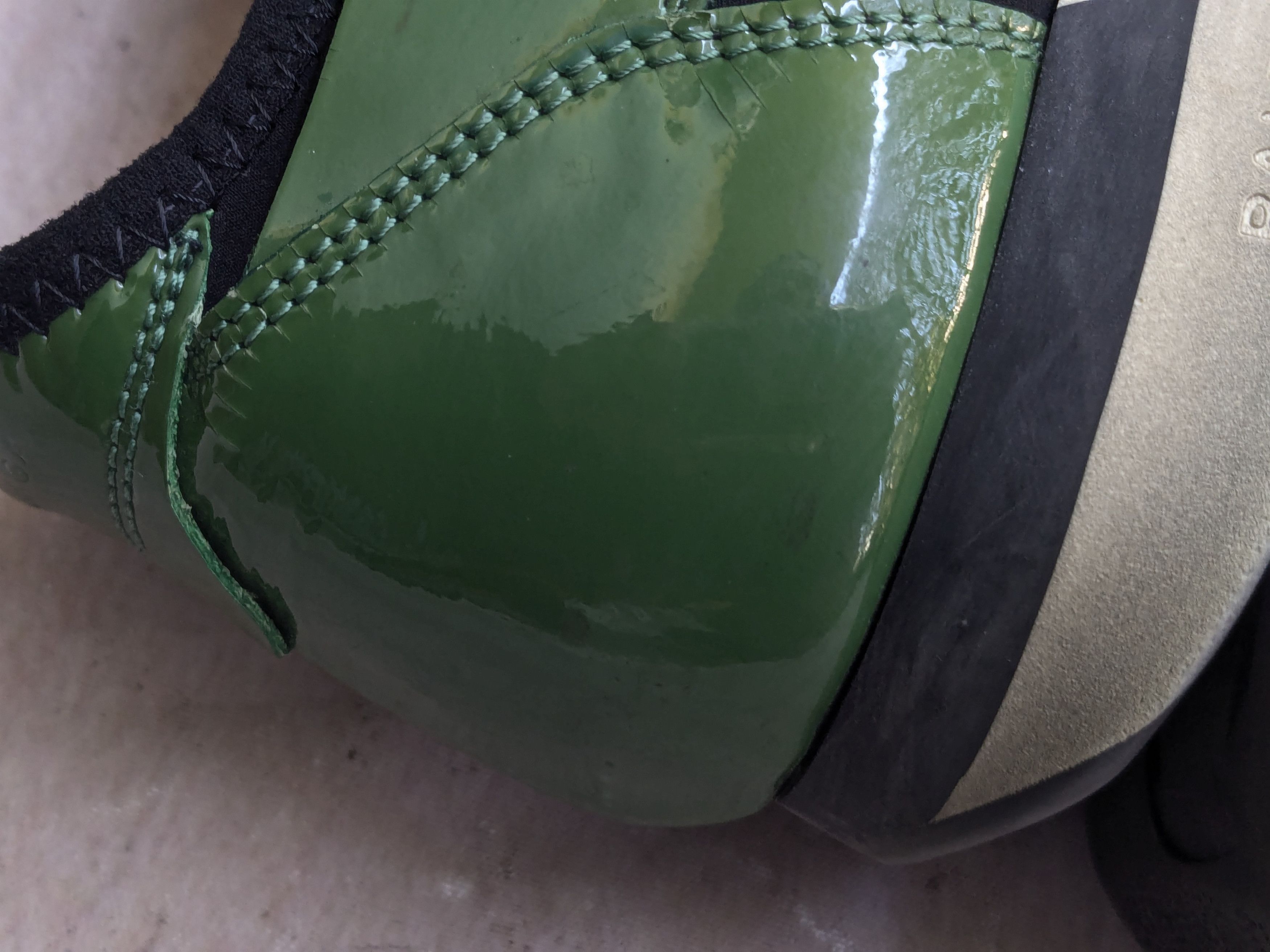 Balenciaga Balenciaga Race Runner Green Black 10 43 Leather Low Tops Size US 10 / EU 43 - 8 Thumbnail
