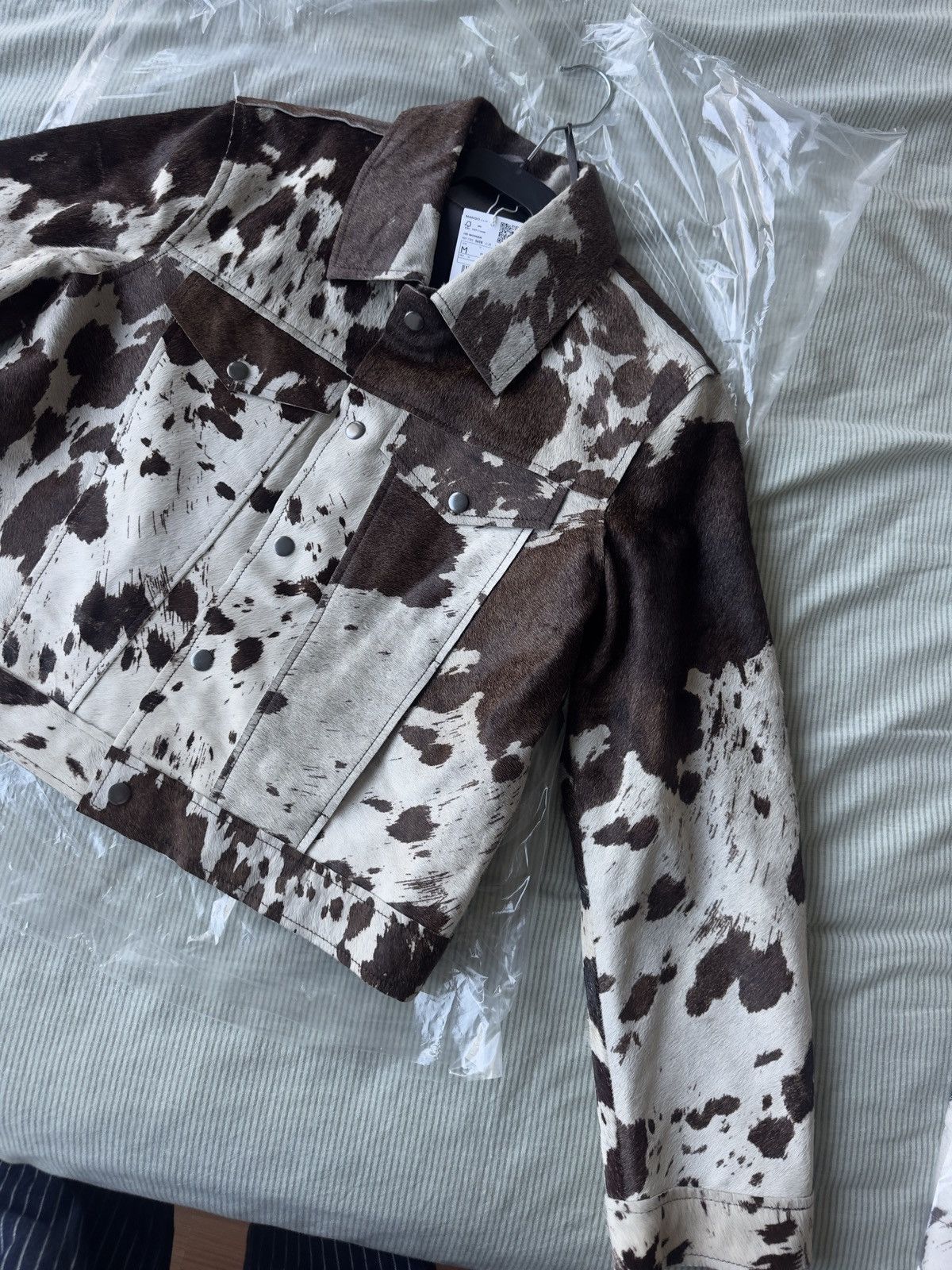Mango Cow 100% leather jacket Size M / US 6-8 / IT 42-44 - 5 Thumbnail
