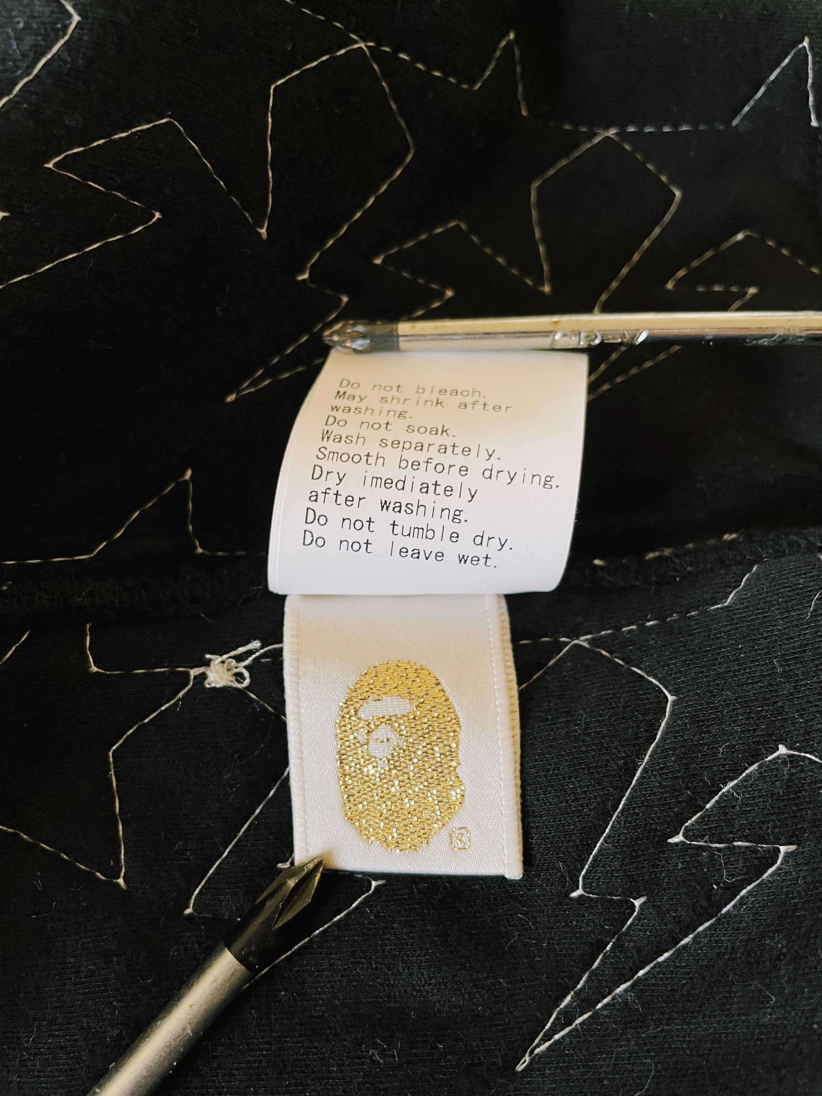 Bape Vintage Bape A Bathing Ape All Over Sta Logo Zip Hoodie Size US M / EU 48-50 / 2 - 5 Thumbnail
