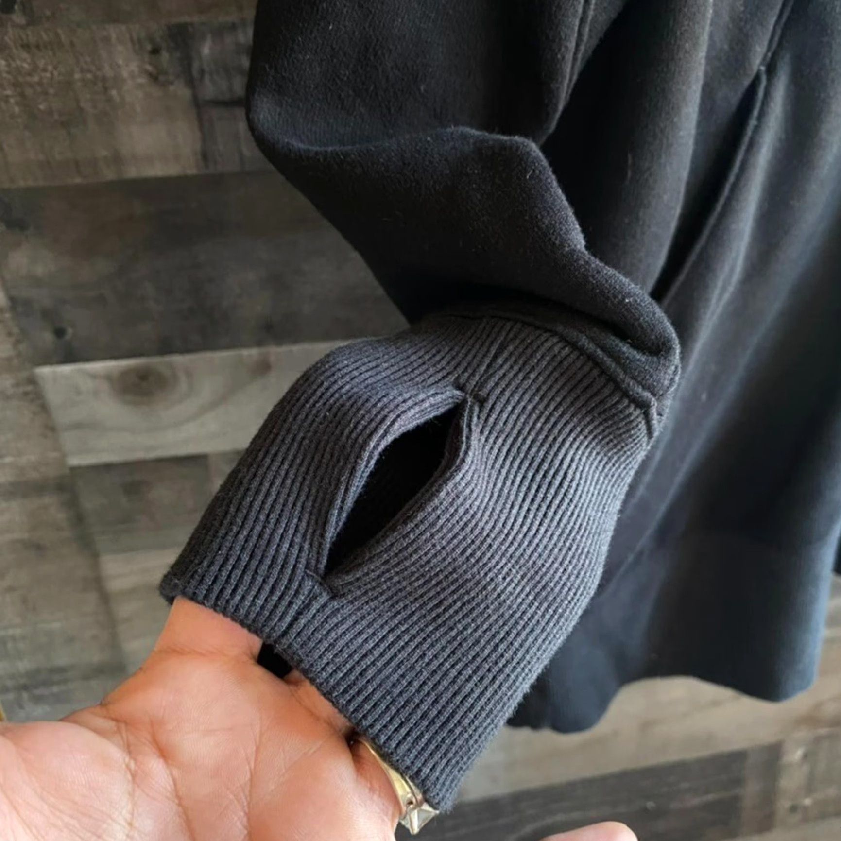 Athleta Athleta Women’s XSP Petite Black Cozy Karma Full Zip Hooded Jacket Sweatshirt 1/4 Zip Activewear Pullover XS Petite Black Womens Jacket Size XS / US 0-2 / IT 36-38 - 4 Thumbnail
