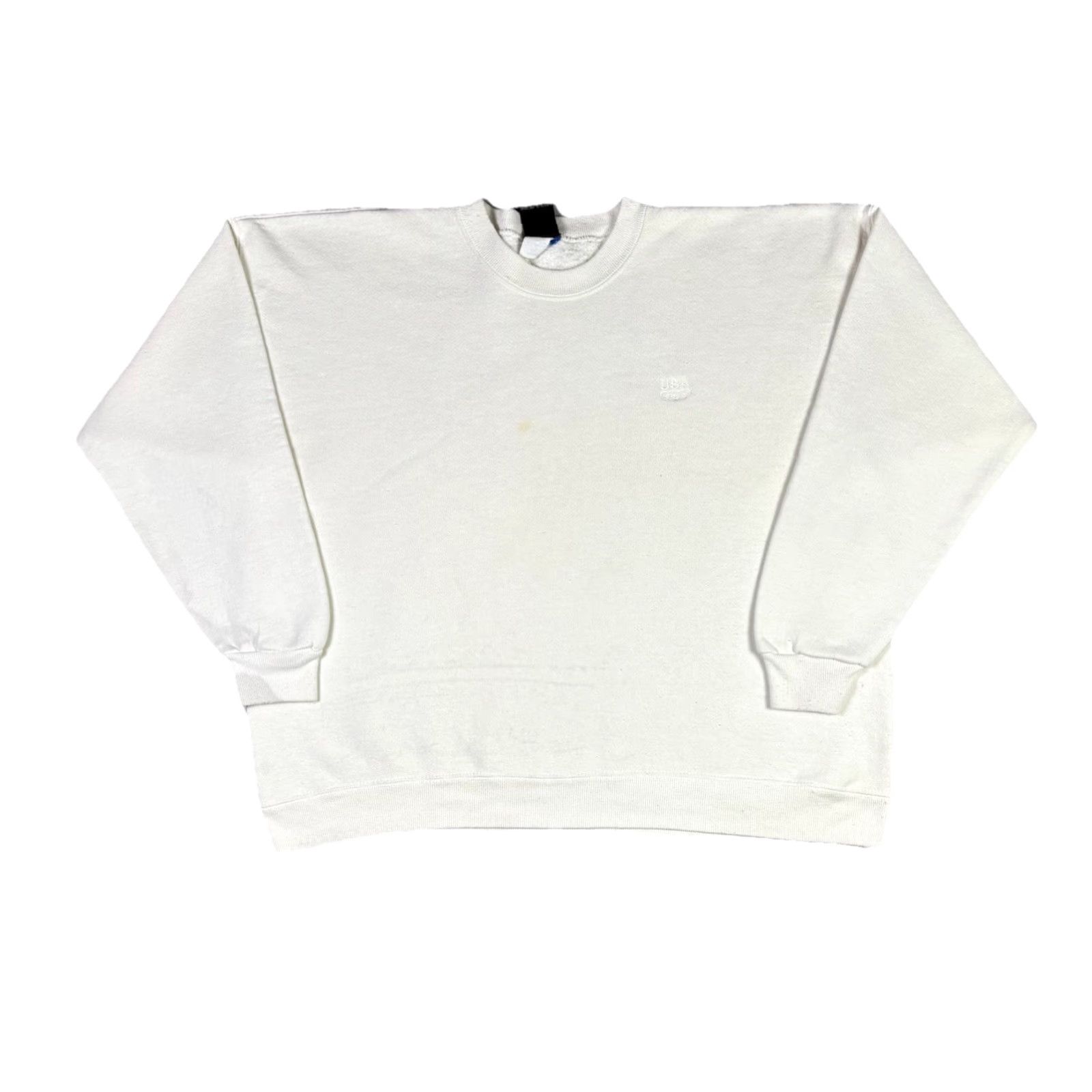 JCPenney VINTAGE USA Olympics Sweatshirt White Pullover Adult XL 1990s Jcpenny Size US XL / EU 56 / 4 - 2 Thumbnail