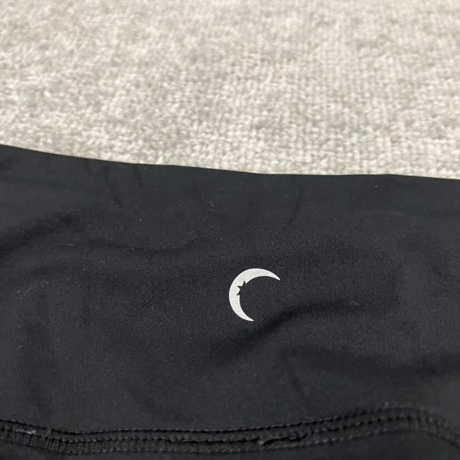 Vintage ZYIA Active Leggings Womens Size 2 GirlS 12 Black 23.5" Cropped Nylon Spandex Gym Yoga Elastic Waist Pockets - Breathable Machine Washable Size 26" / US 2 / IT 38 - 2 Thumbnail