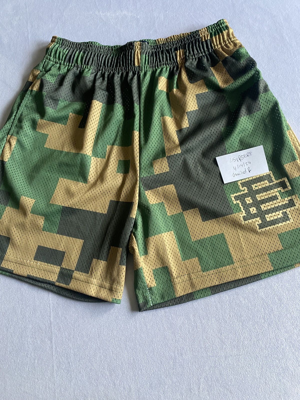 image of Eric Emanuel Ee Basic Short Green Digi Camo M, Men's (Size 32)