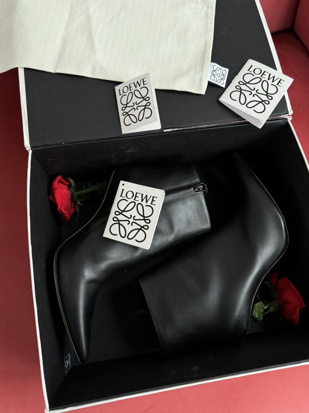 Loewe Loewe Rose heels ankle boots, 8 US Size US 9 / IT 39 - 2 Thumbnail
