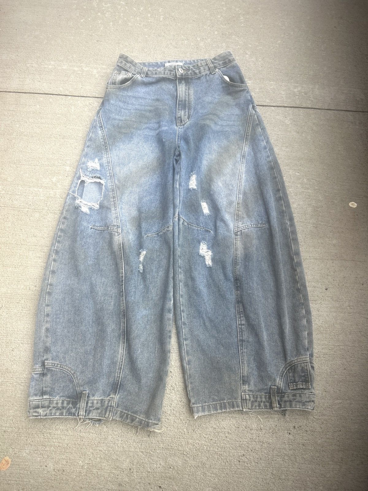 Other DEAT VINTAGE FASHION POCKET WIDE LEG DENIM Size US 32 / EU 48 - 1 Thumbnail