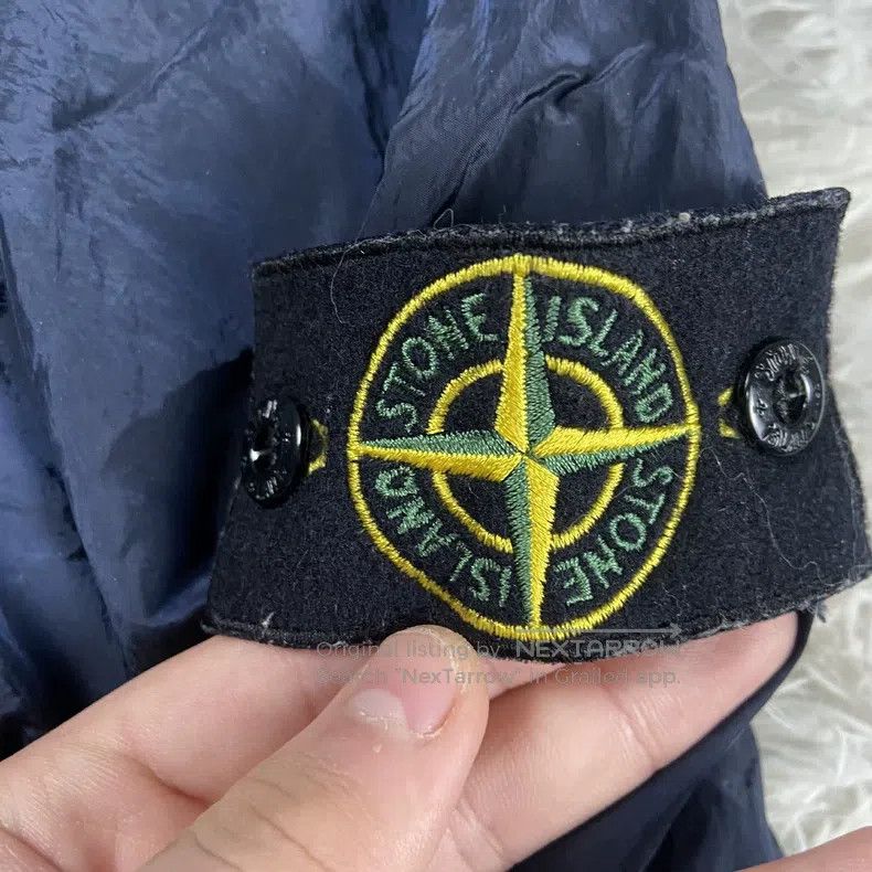 Stone Island Stone Island Blue Metallic Nylon Jacket Size US M / EU 48-50 / 2 - 4 Thumbnail