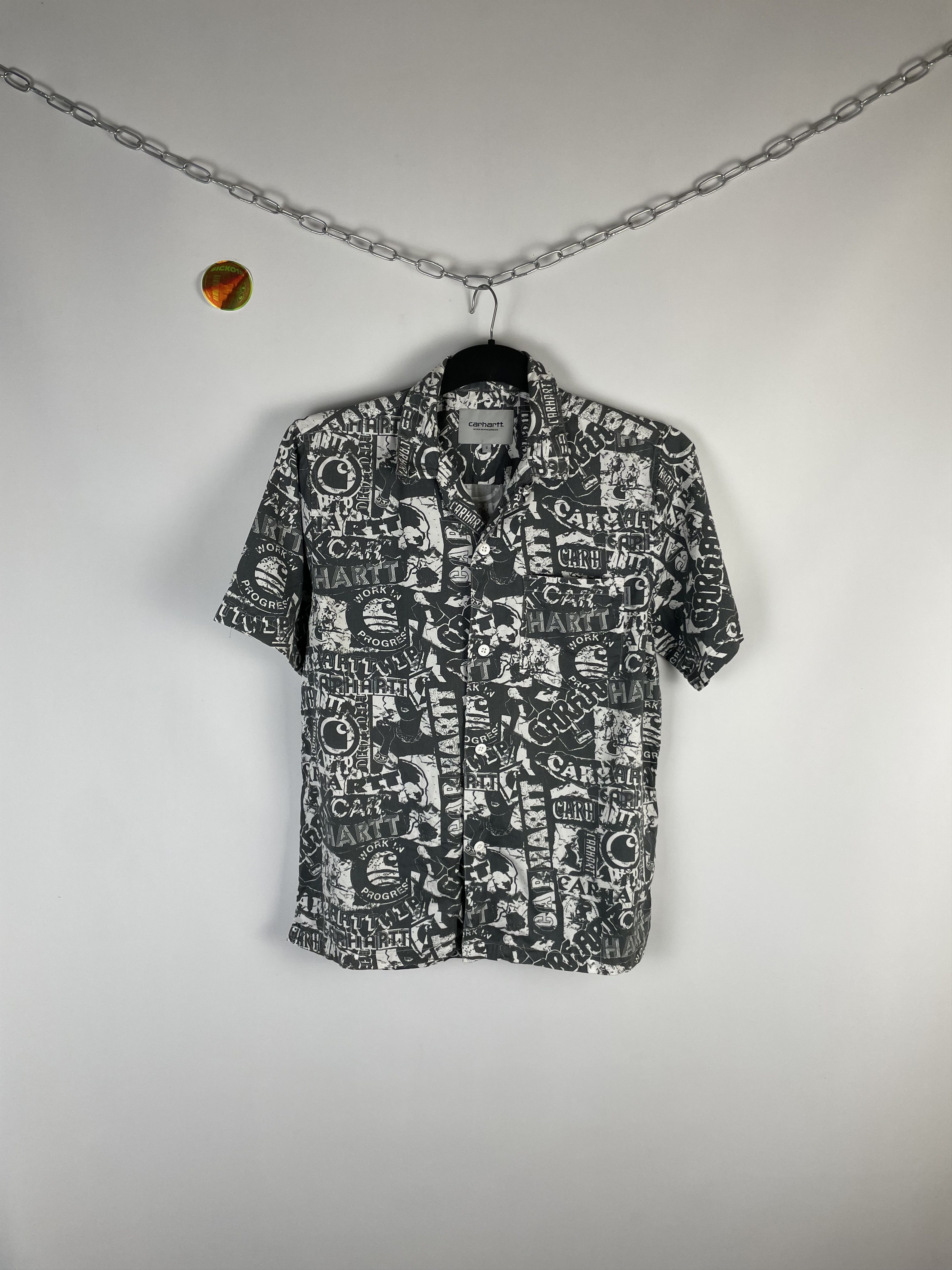 Carhartt Wip Carhartt Mens Hawaiian Shirt Size US S / EU 44-46 / 1 - 1 Thumbnail