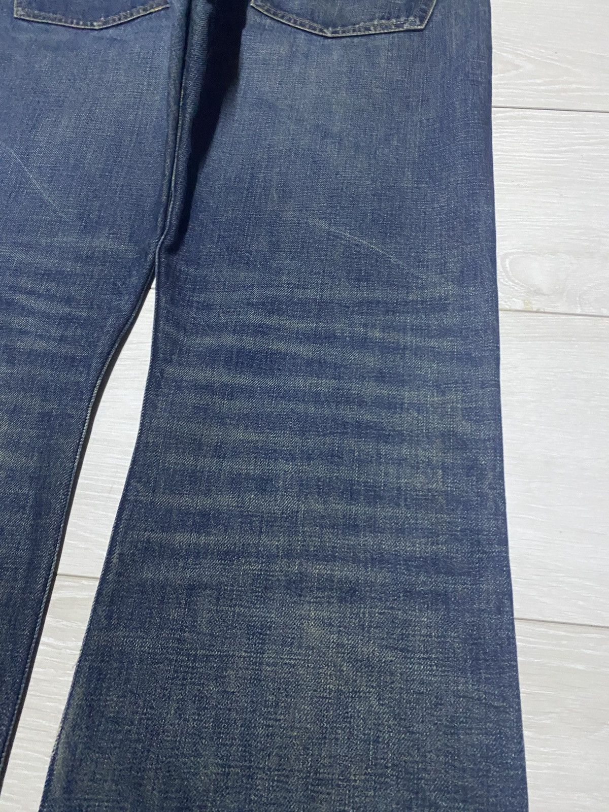 RRL Ralph Lauren Polo Raph Lauren RockLand 320 Flare Bootcut Distressed Jeans Size US 36 / EU 52 - 8 Thumbnail