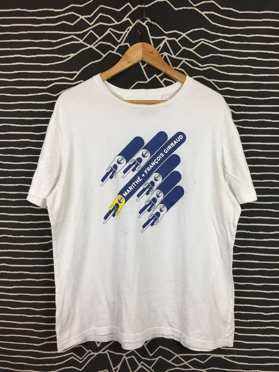 Marithe + Francois Girbaud Marithe Francois Girbaud Spell Out Logo Tee Size US XL / EU 56 / 4 - 2 Thumbnail