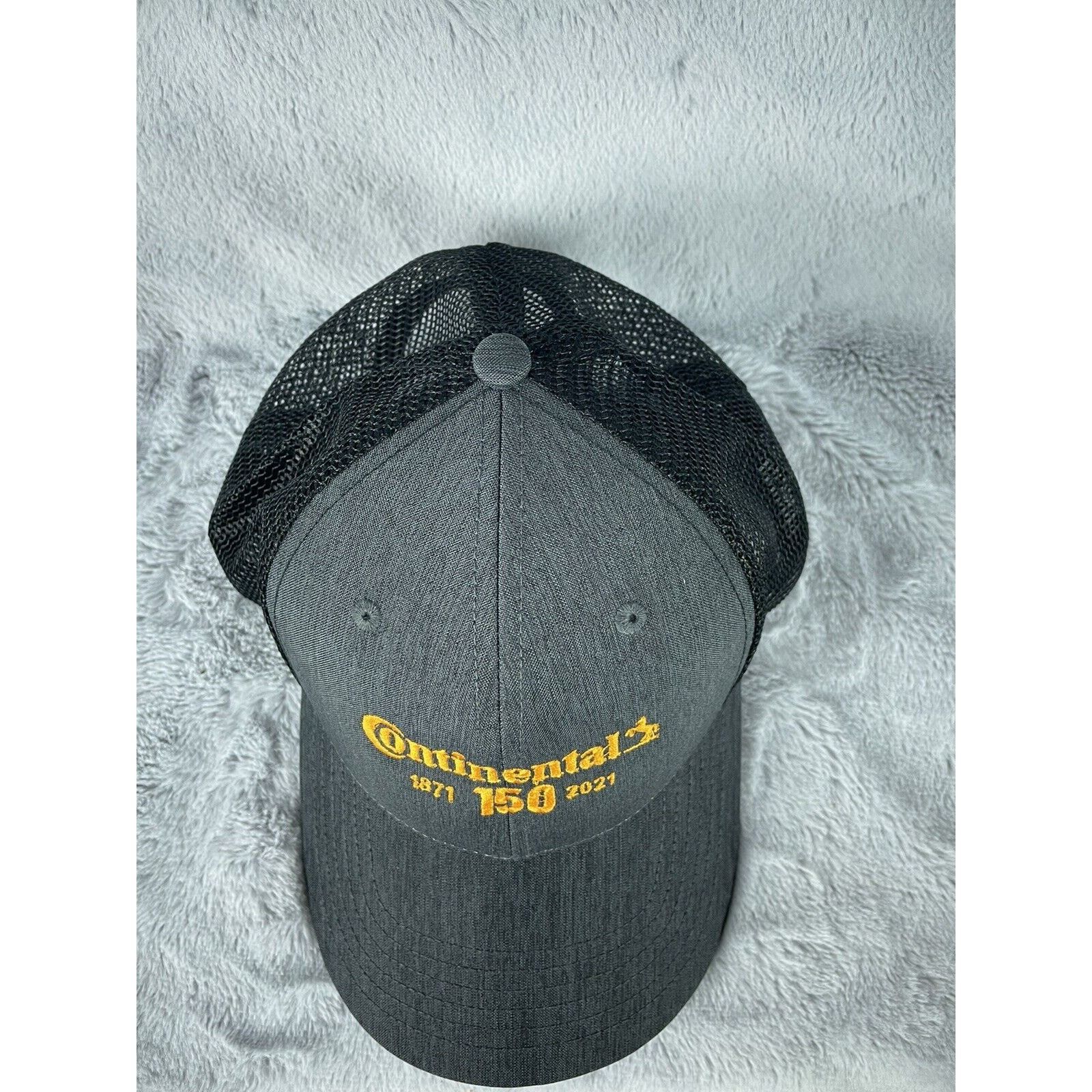 Other Continental Tire 150 Trucker Style Hat Gray Black Yellow Size ONE SIZE - 5 Thumbnail