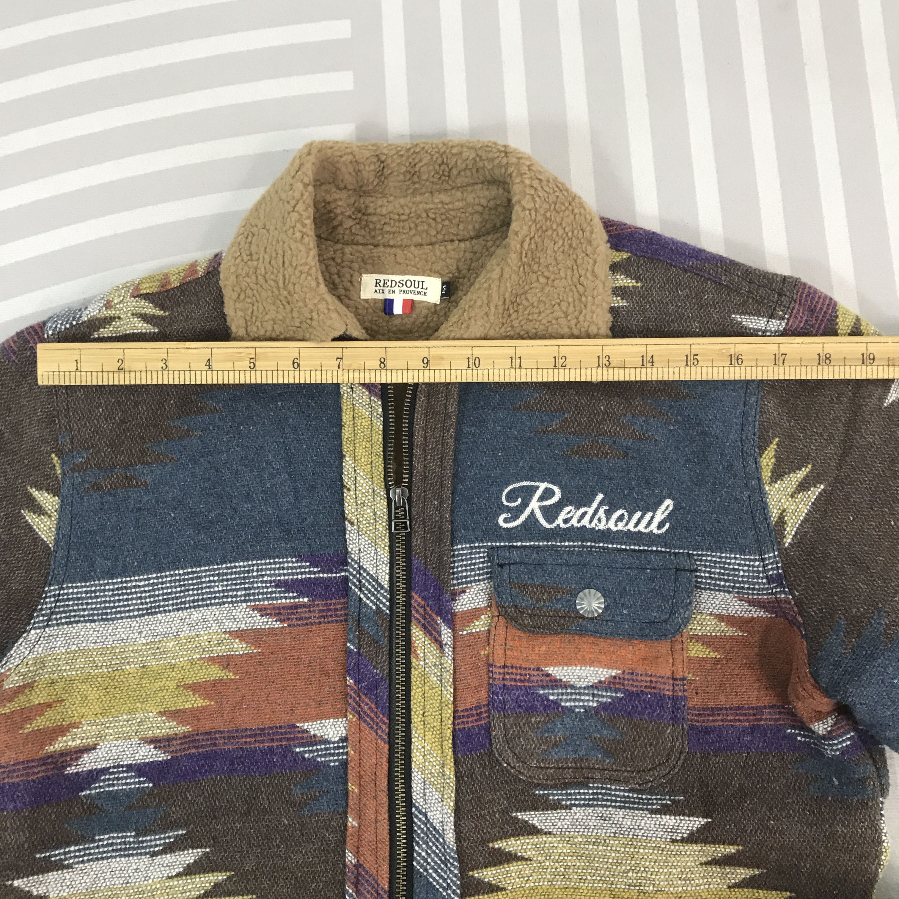 Japanese Brand Vintage Redsoul Aix En Provence Navajo Design Jacket Size US M / EU 48-50 / 2 - 6 Thumbnail