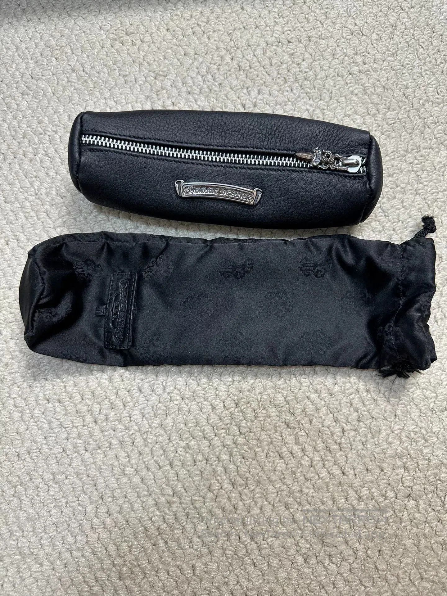 Chrome Hearts Chrome Hearts Silver Sword Zipper Pencil Case. Size ONE SIZE - 4 Thumbnail
