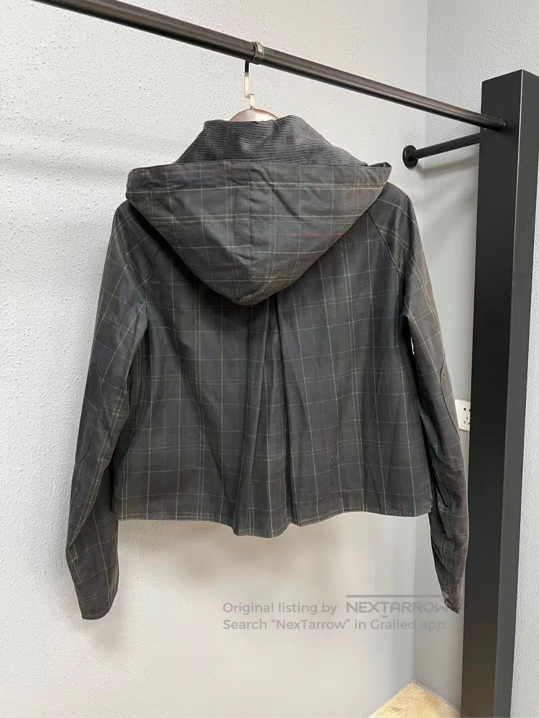 Barbour Barobour Waxed Leather Cropped Jacket| Size S / US 4 / IT 40 - 2 Thumbnail