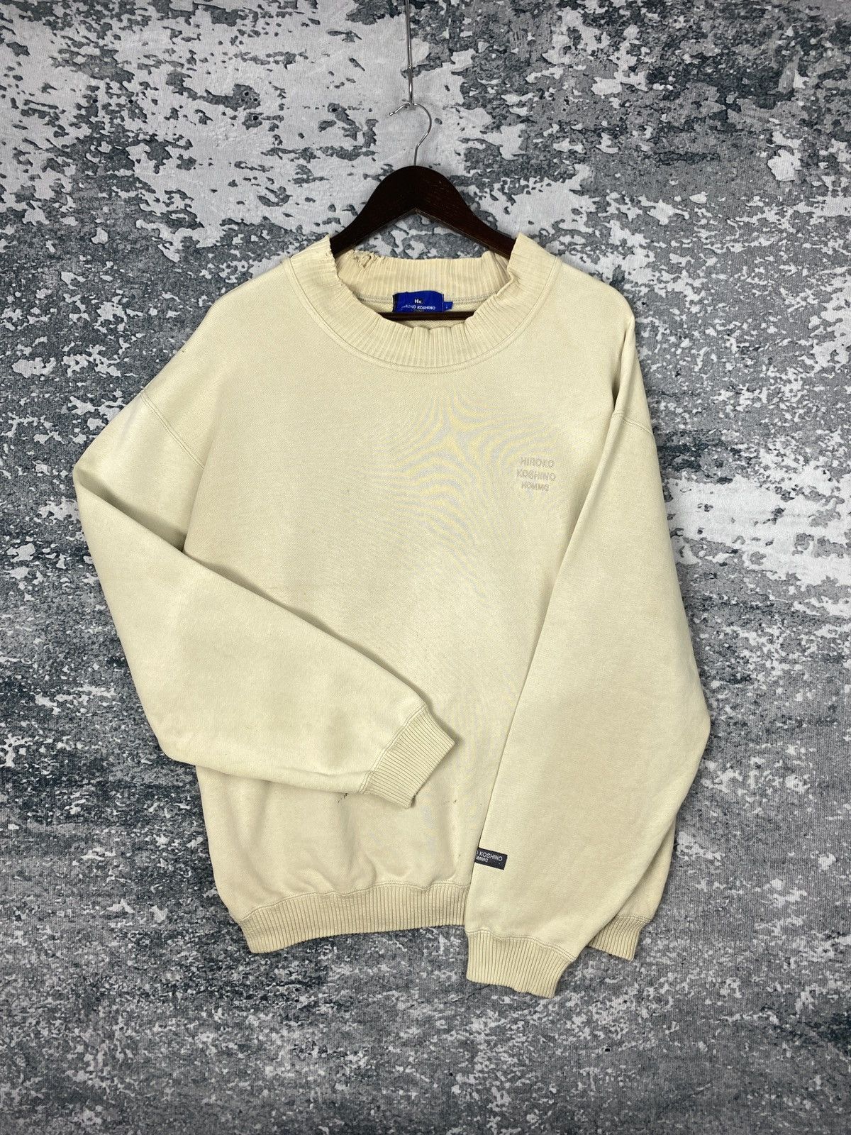 Hiroko Koshino Homme Vintage Hiroko Koshino Homme Sweatshirts Size US L / EU 52-54 / 3 - 6 Thumbnail