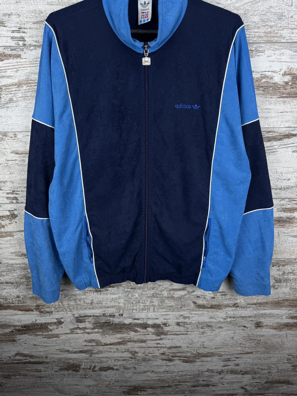 Adidas Mens Adidas track jacket 80s West Germany olympic full zip Size US M / EU 48-50 / 2 - 4 Thumbnail