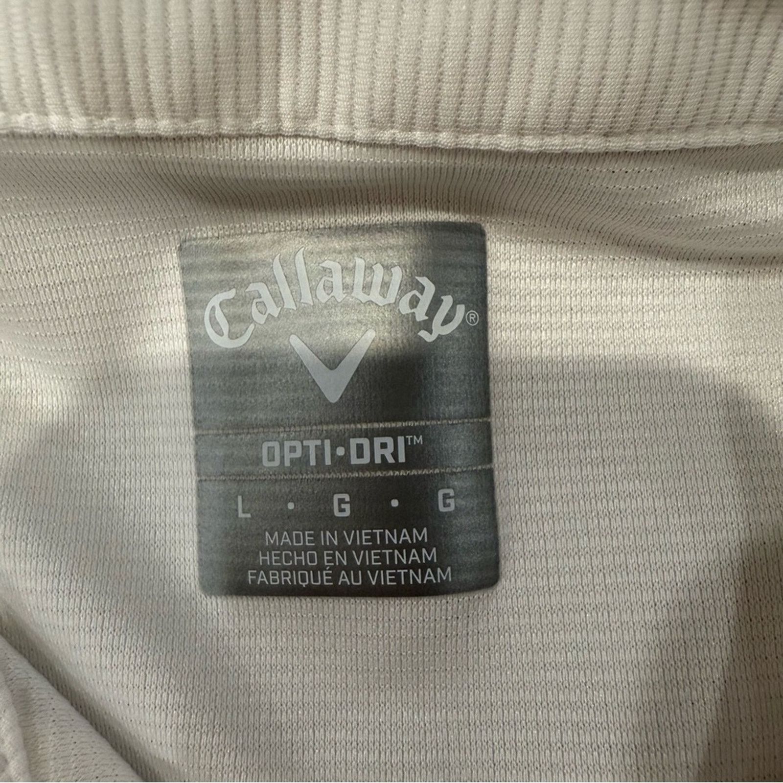 Callaway Callaway OptiDri Textured Athletic Golf Polo Mens Large Size US L / EU 52-54 / 3 - 3 Thumbnail