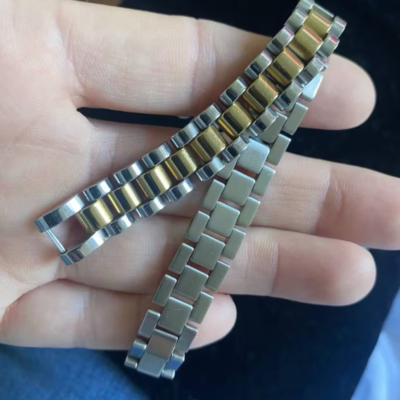 Luv Aj Luv AJ Two-Toned Timepiece Bracelet Gold & Silver (item #057 Size ONE SIZE - 7 Thumbnail