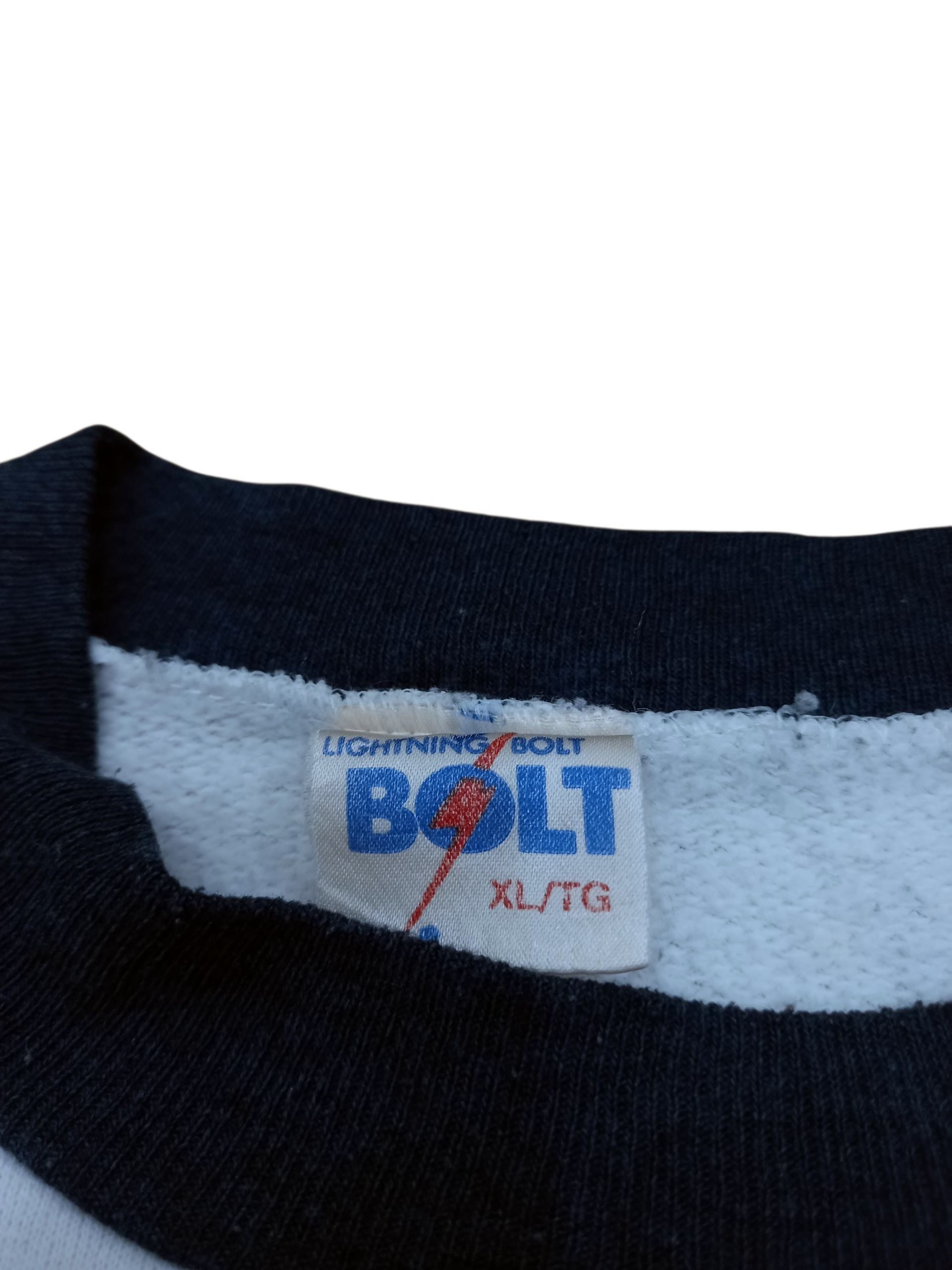 Lightning Bolt Rare Vintage 80s Lightning Bolt Ski Graphic Boxy Sweatshirt Size US L / EU 52-54 / 3 - 3 Thumbnail