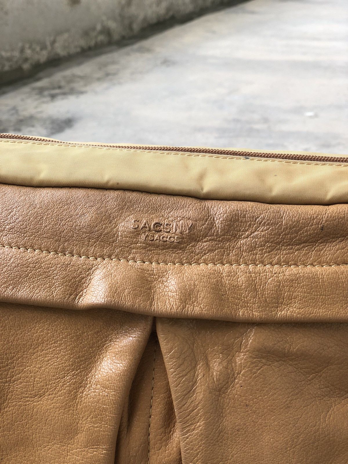 Y's for Men Sacsny Y’saccs By Yohji Yamamoto Front Leather Shoulder Bag Size ONE SIZE - 5 Thumbnail