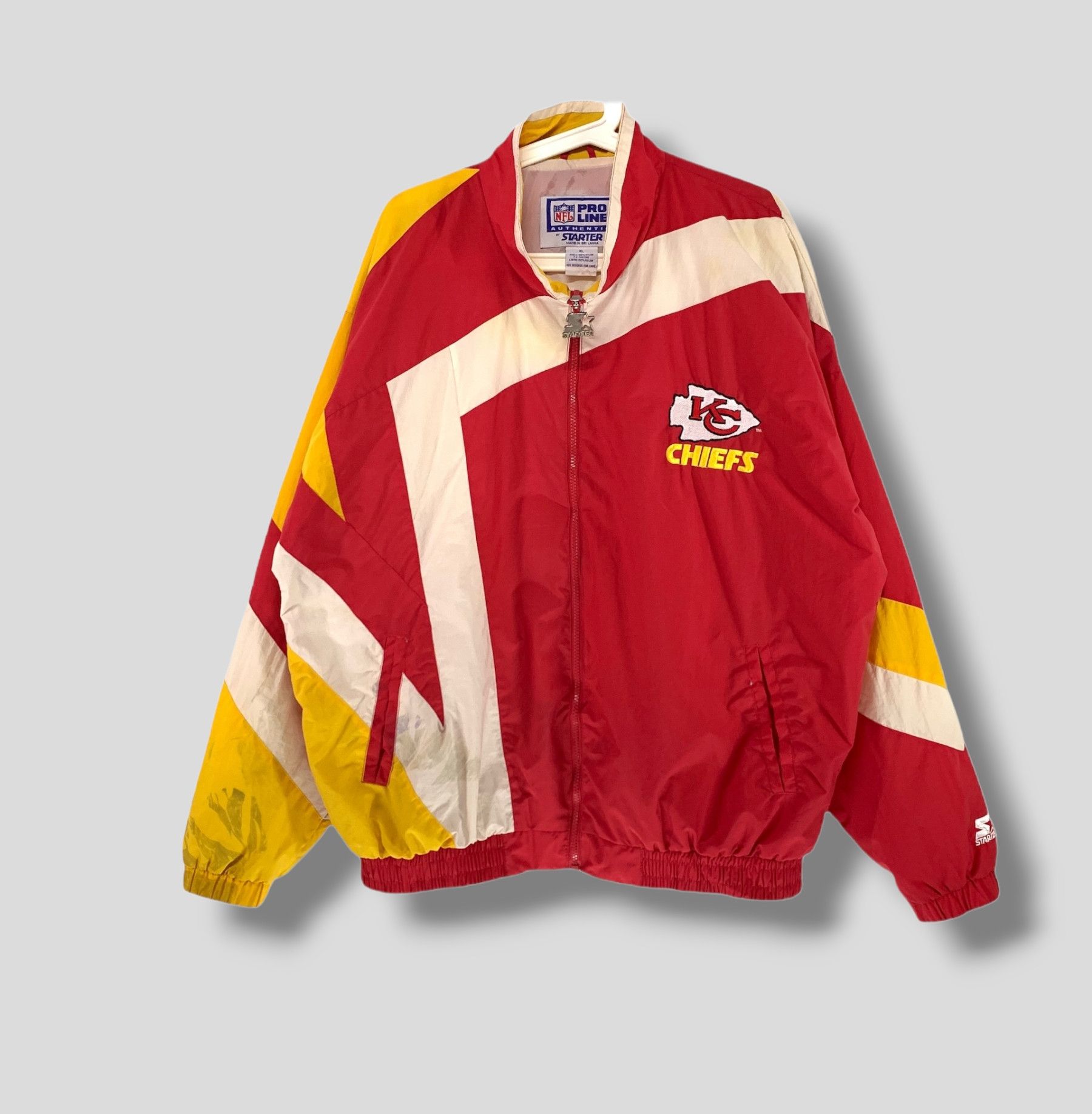 Vintage NFL (apex One) - Kansas City Chiefs Puffer Jacket 1990s Medium