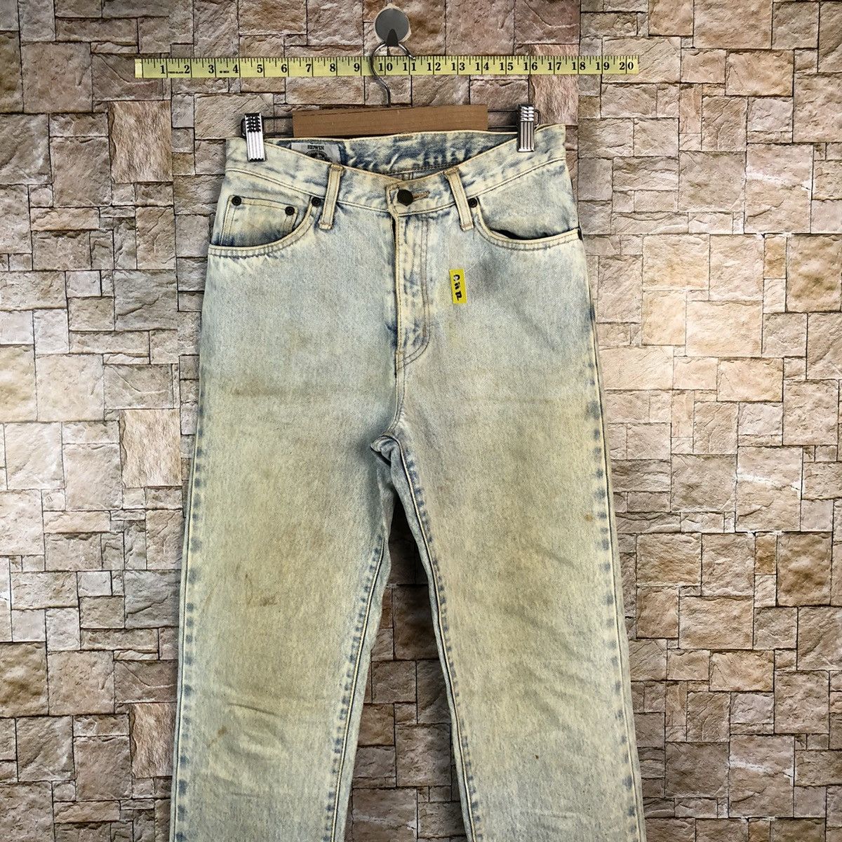 Edwin Edwin faded Blue vintage Denim Pants #A1172 Size US 28 / EU 44 - 2 Thumbnail