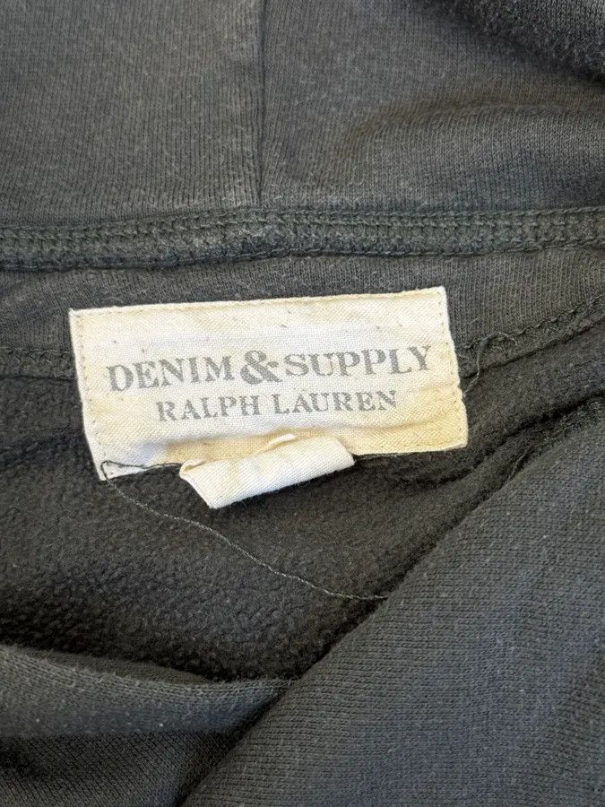 Polo Ralph Lauren 2010s Ralph Lauren Dark Grey USA Flag Buttoned Hoodie Size US M / EU 48-50 / 2 - 9 Thumbnail
