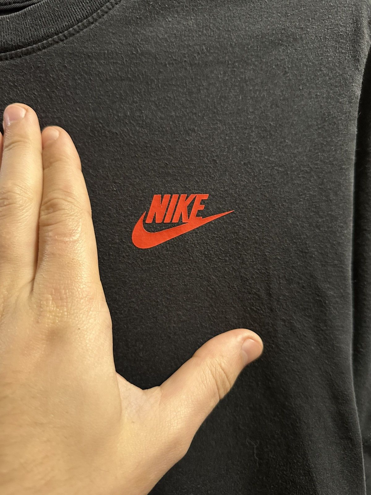 Nike Rare T-Shirt Nike Just Do It Japan Style. Y2K drill swoosh Size US S / EU 44-46 / 1 - 4 Thumbnail