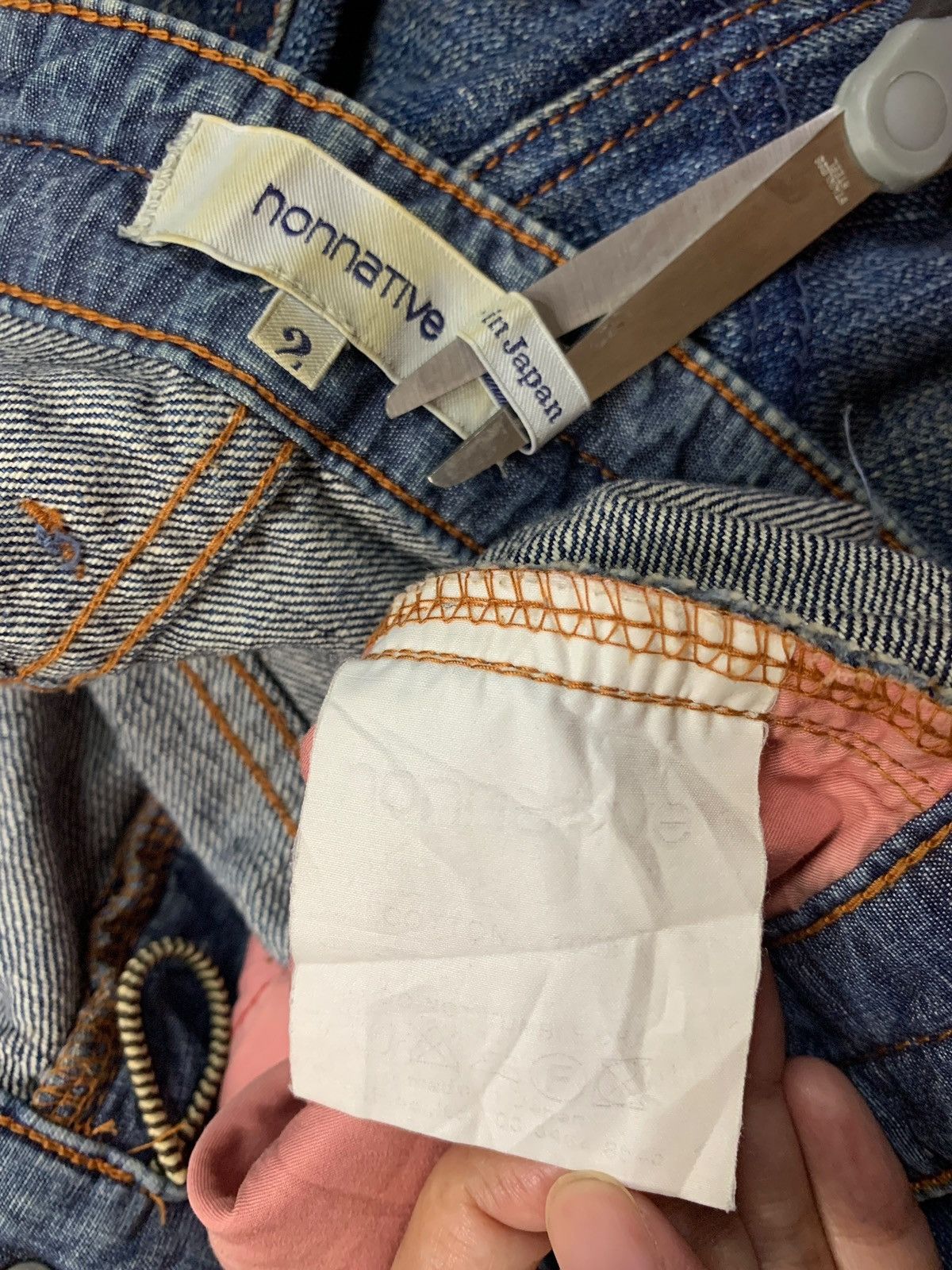Japanese Brand × KIJIMA TAKAYUKI × Nonnative SALES🔥Vintage Japanese Selvedge Mud Wash Loose Jeans Size US 34 / EU 50 - 11 Thumbnail