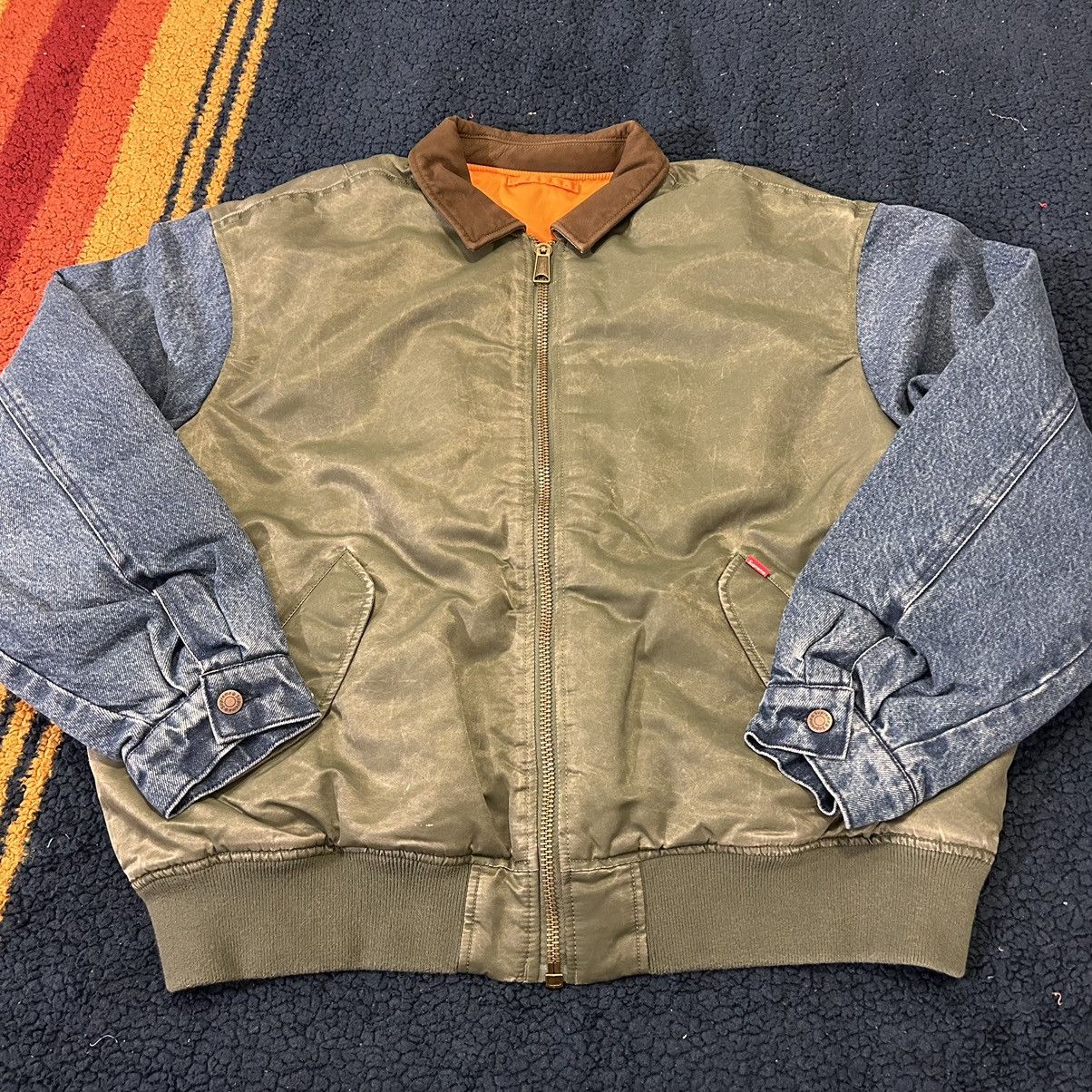 ジャケット・アウター supreme 23SS Denim Sleeve Ma-1 Supreme Denim Sleeve MA-1 (SS23) - $398