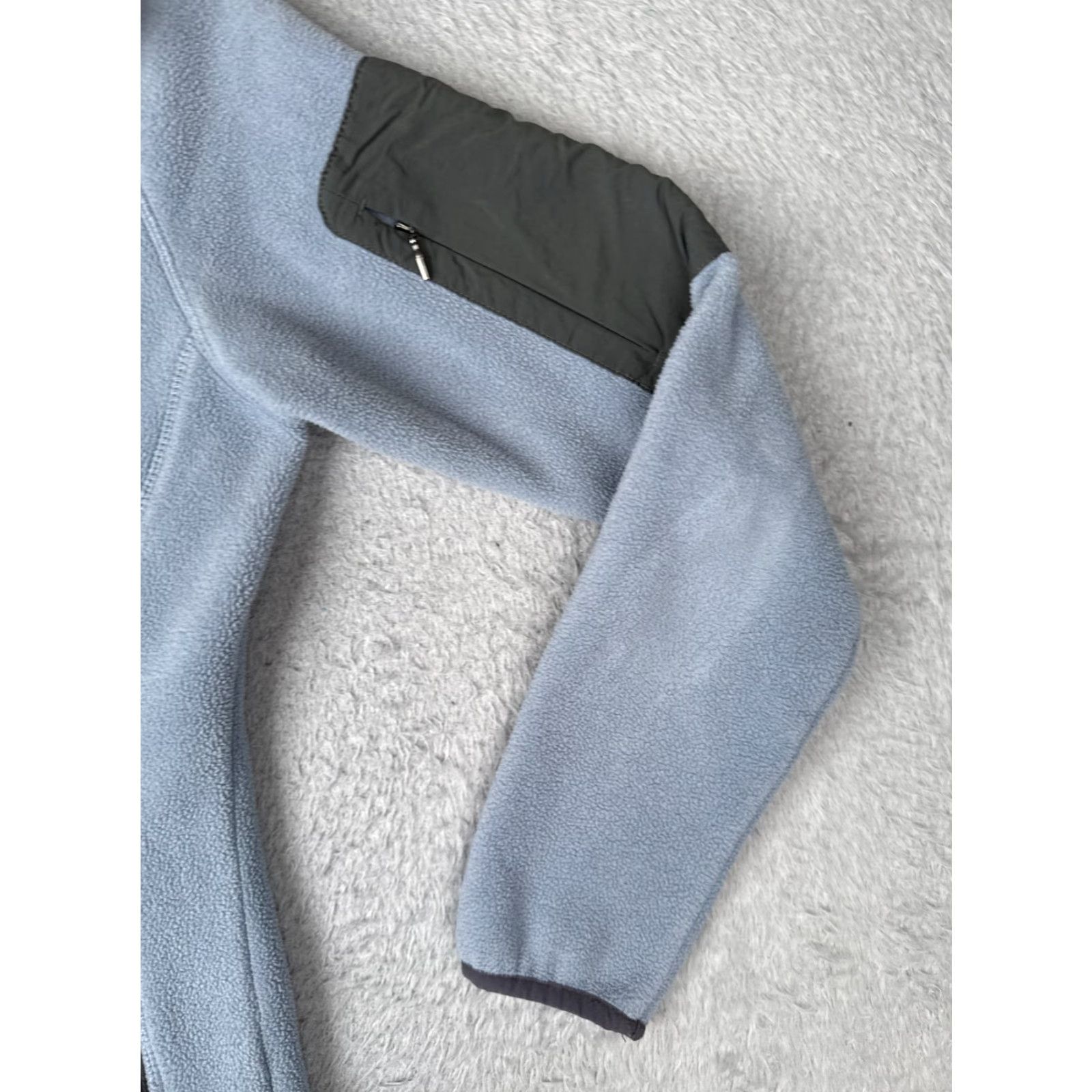 Vintage Columbia Jacket Women XS Fleece Blue Full Zip Lightweight Poly/Polyester Polartec Outdoor All Seasons Casual Urban Style, Regular Fit Size XS / US 0-2 / IT 36-38 - 5 Thumbnail