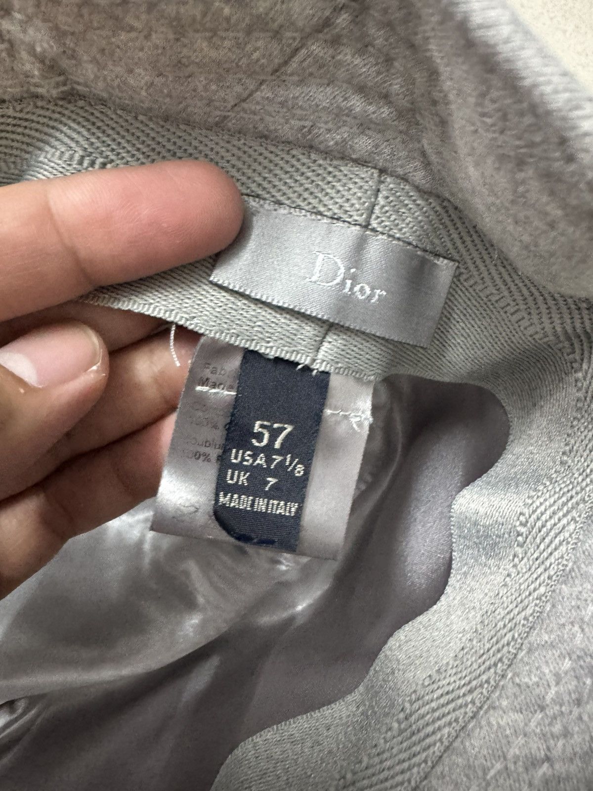 Dior DIOR COTTON BUCKET HAT SIZE 57cm Size ONE SIZE - 6 Thumbnail