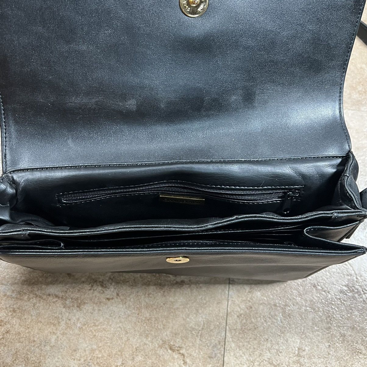 Other Giani Bernini Black Leather crossbody Shoulder Purse Size ONE SIZE - 5 Thumbnail
