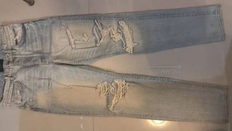 Amiri Amiri Big Destroyed Denim Jeans Size US 30 / EU 46 - 1 Thumbnail