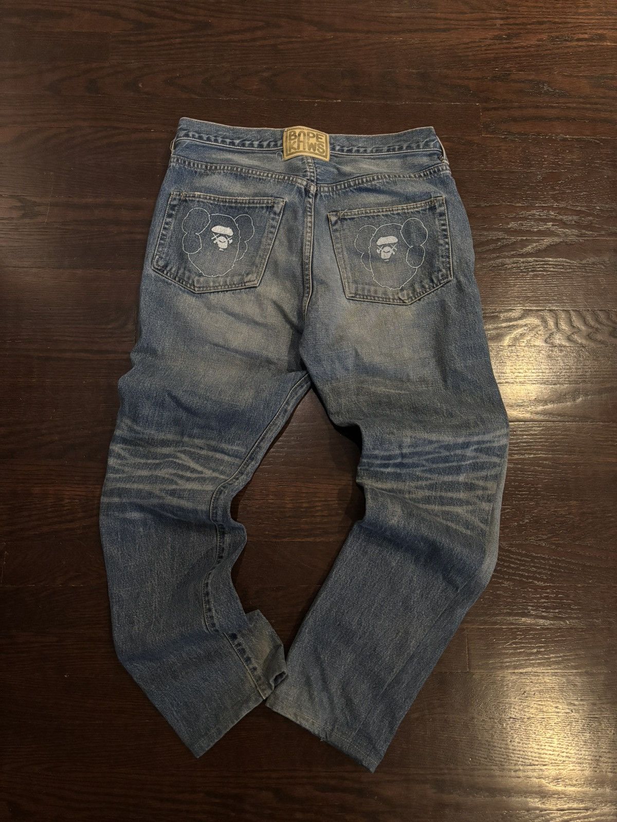 Bape × Kaws Bape X Kaws Jeans First Collab | Grailed